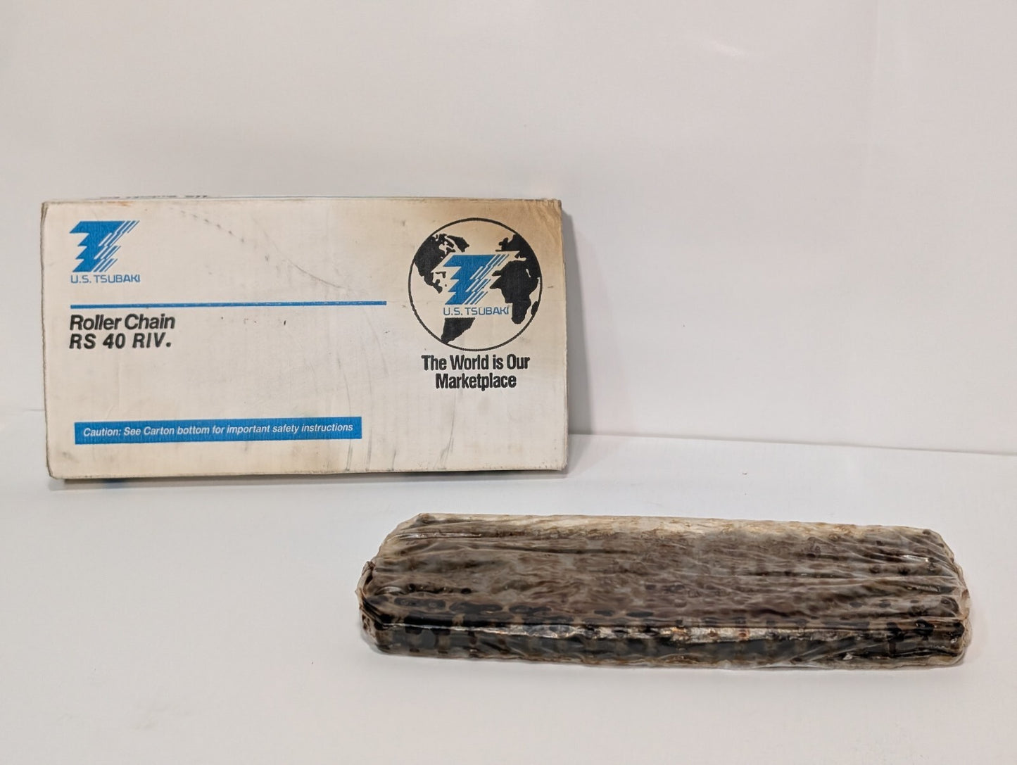 NEW Tsubaki RS40 RIV Roller Chain 10 FT Single Strand Taiwan