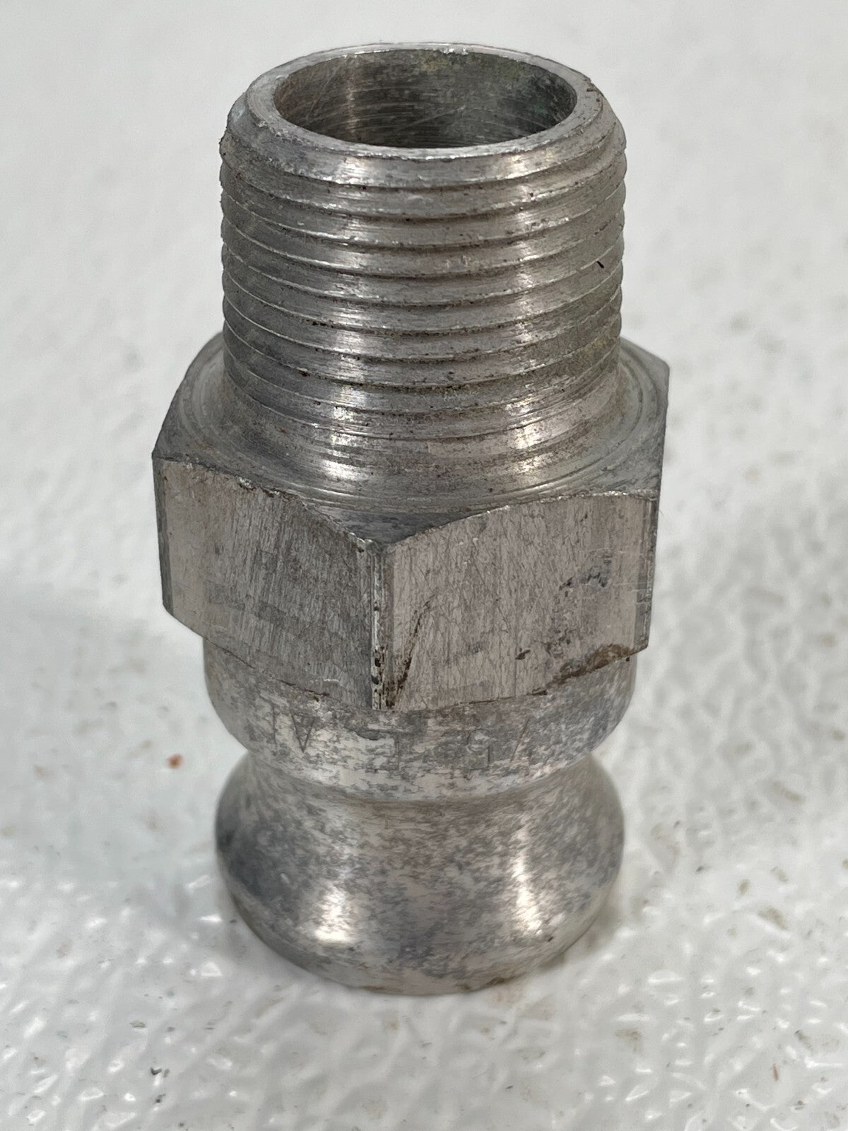 Type F 1/2" Male NPT x Male Cam & Groove Aluminum Camlock Fitting