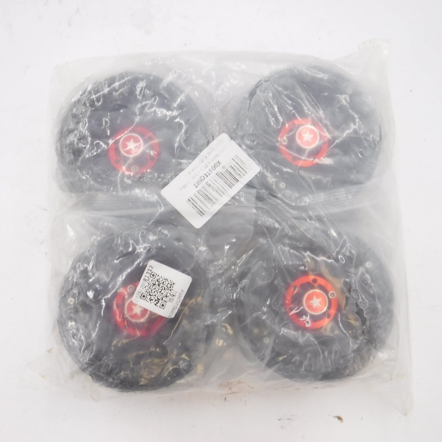 4 Pack VBESTLIFE 2.9" 12-Hole Alloy Wheels For Axail 1/6 RC Car