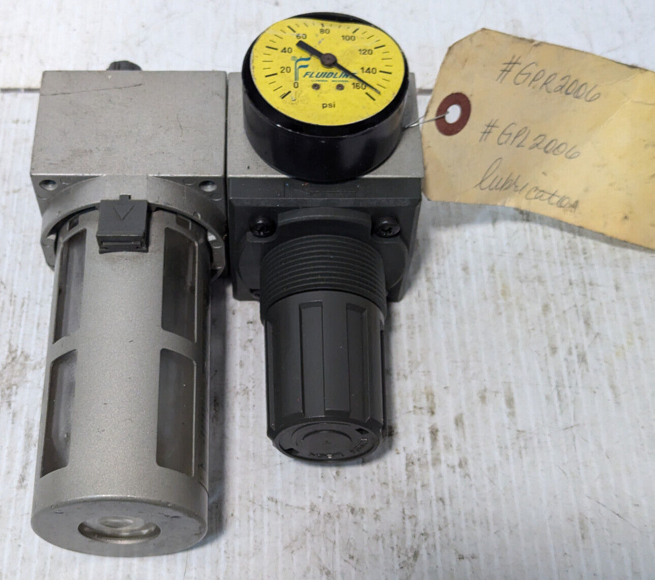 Fluidline L2006, R2006 Lubricator Assembly, 160 psi, Made in USA