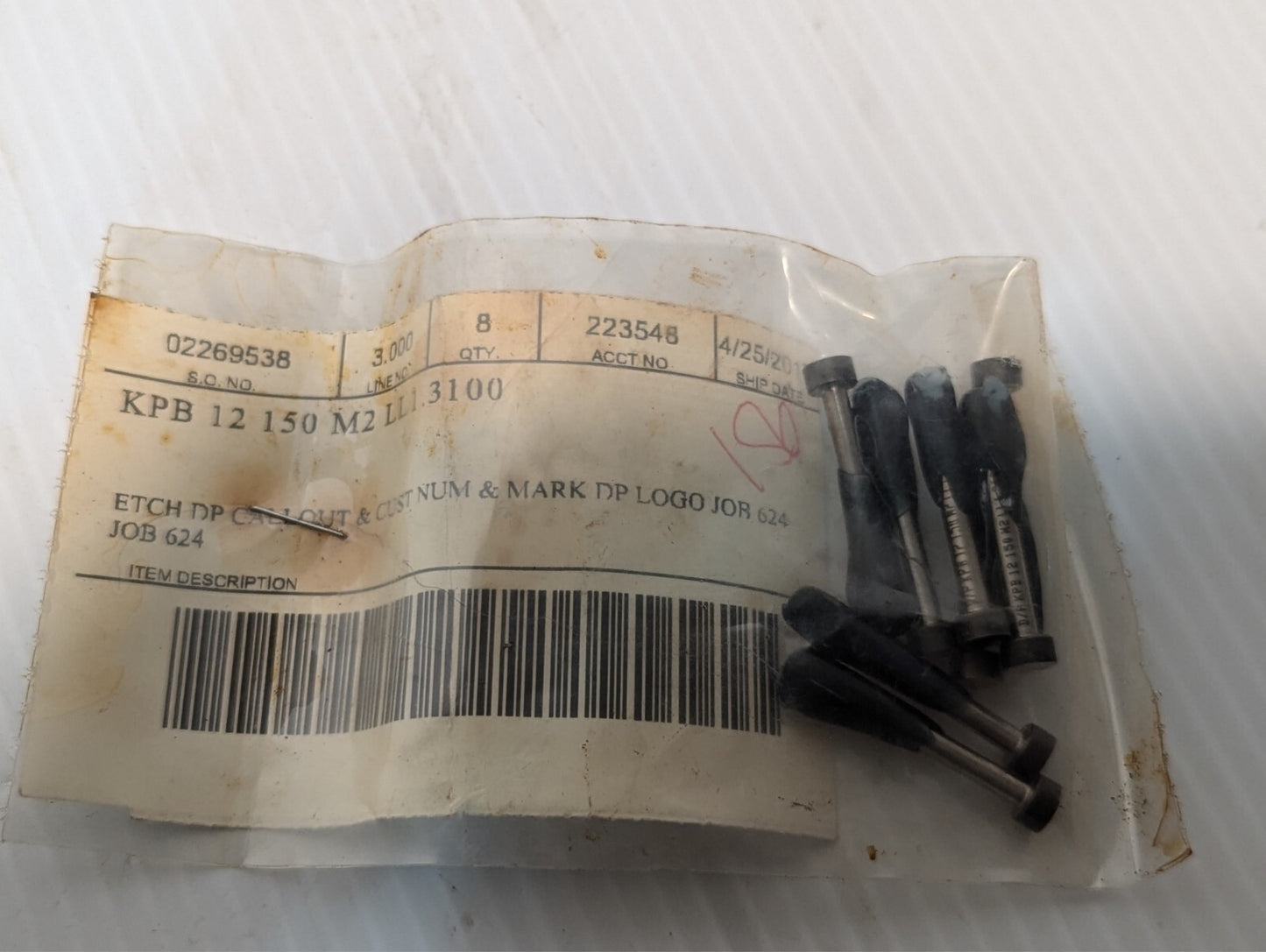 Lot of 8 Dayton KPB 12 150 M2 LL1.3100 Punch Press Die CNC