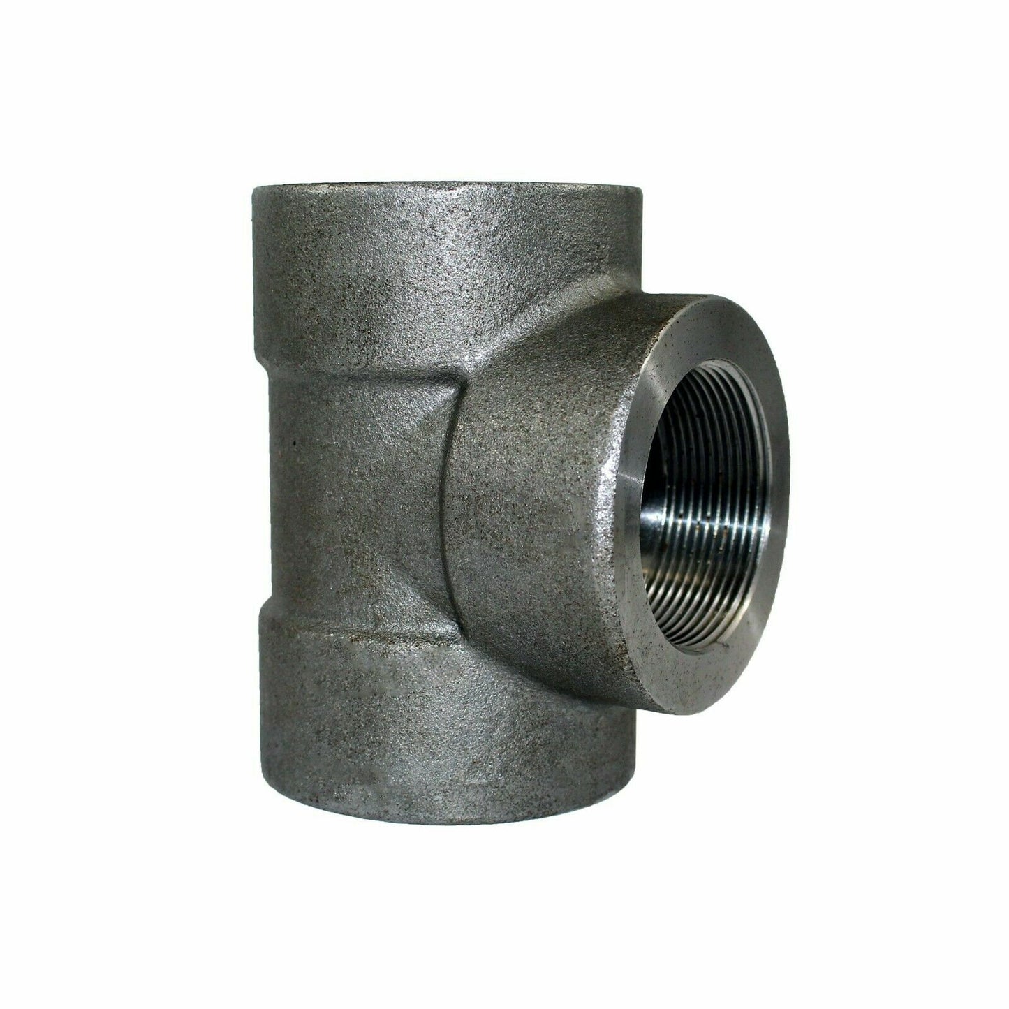 3/4" Class 3000 (3M) Threaded NPT Tee Forged Steel A105 Pipe Fitting (Lot of 3)
