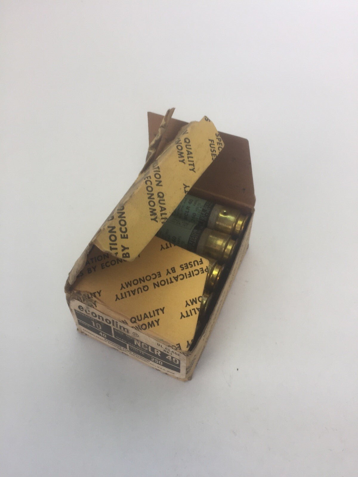 ECONOLIM NCLR 40 CURRENT LIMITING CLASS RK1 FUSE 40AMP 250VAC (LOT OF 10)