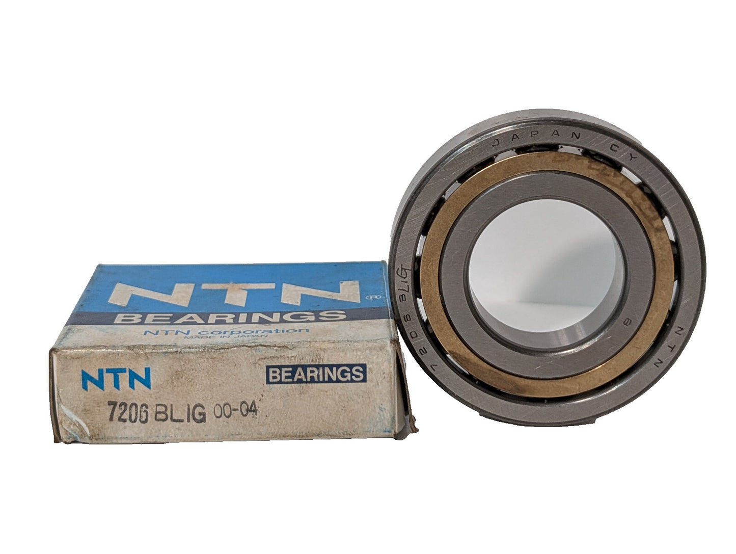 NTN 7206 BL1G 00-04 Angular Contact Steel Bearing, Single Row, Made in Japan