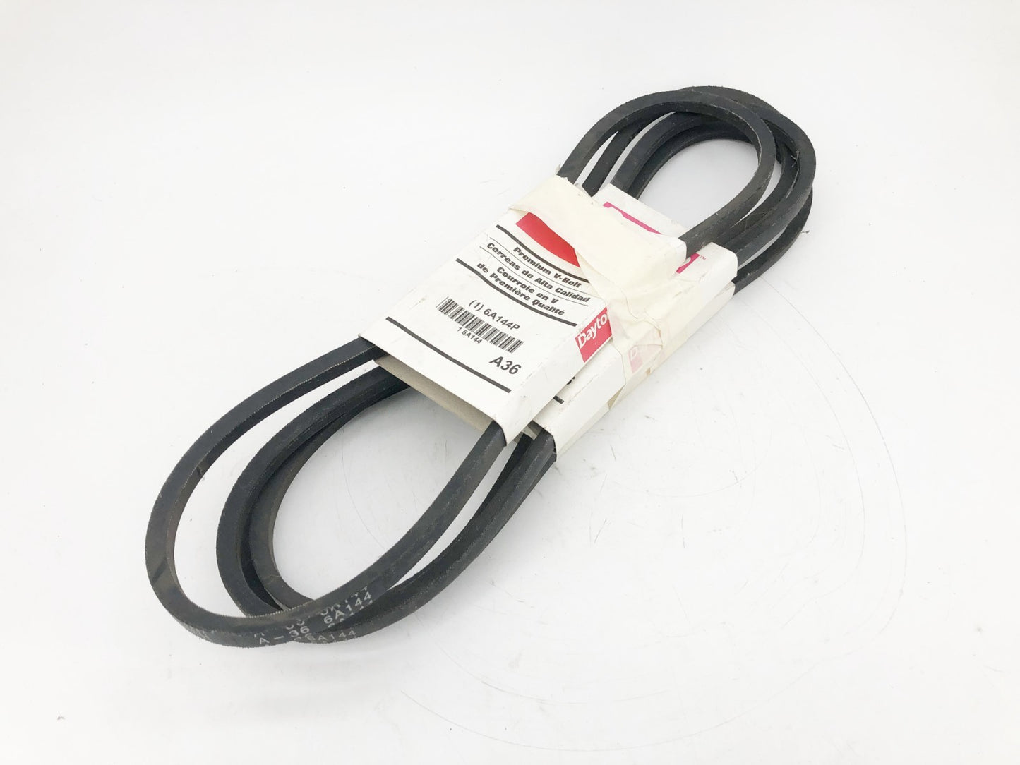Lot of 3 New Dayton 6A144P V-Belts 1/2" x 38" A36 - No Box