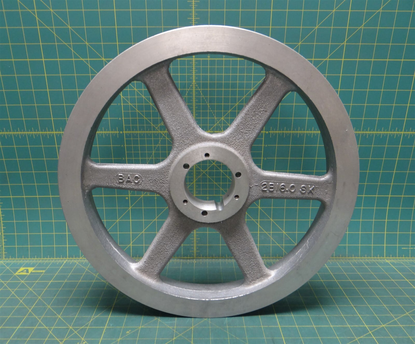 Baltimore Aircoil Company 2B16.0 SK 16" OD 2 Groove Aluminum Sheave, w/o Bushing