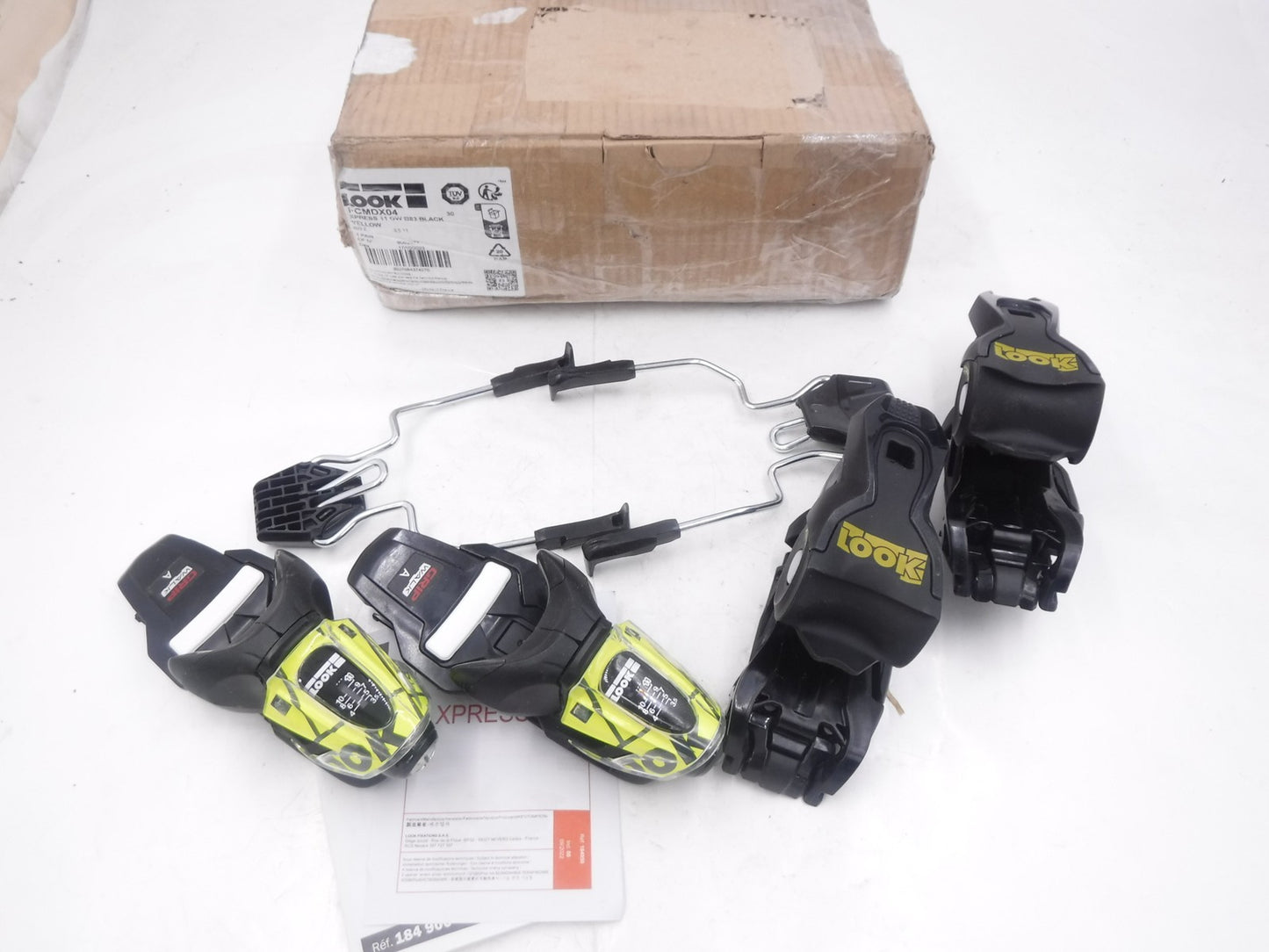 Pair Look Rossignol Xpress 3, 5-11DIN/ISO 11 Gripwalk B83 Bindings For 260-385mm