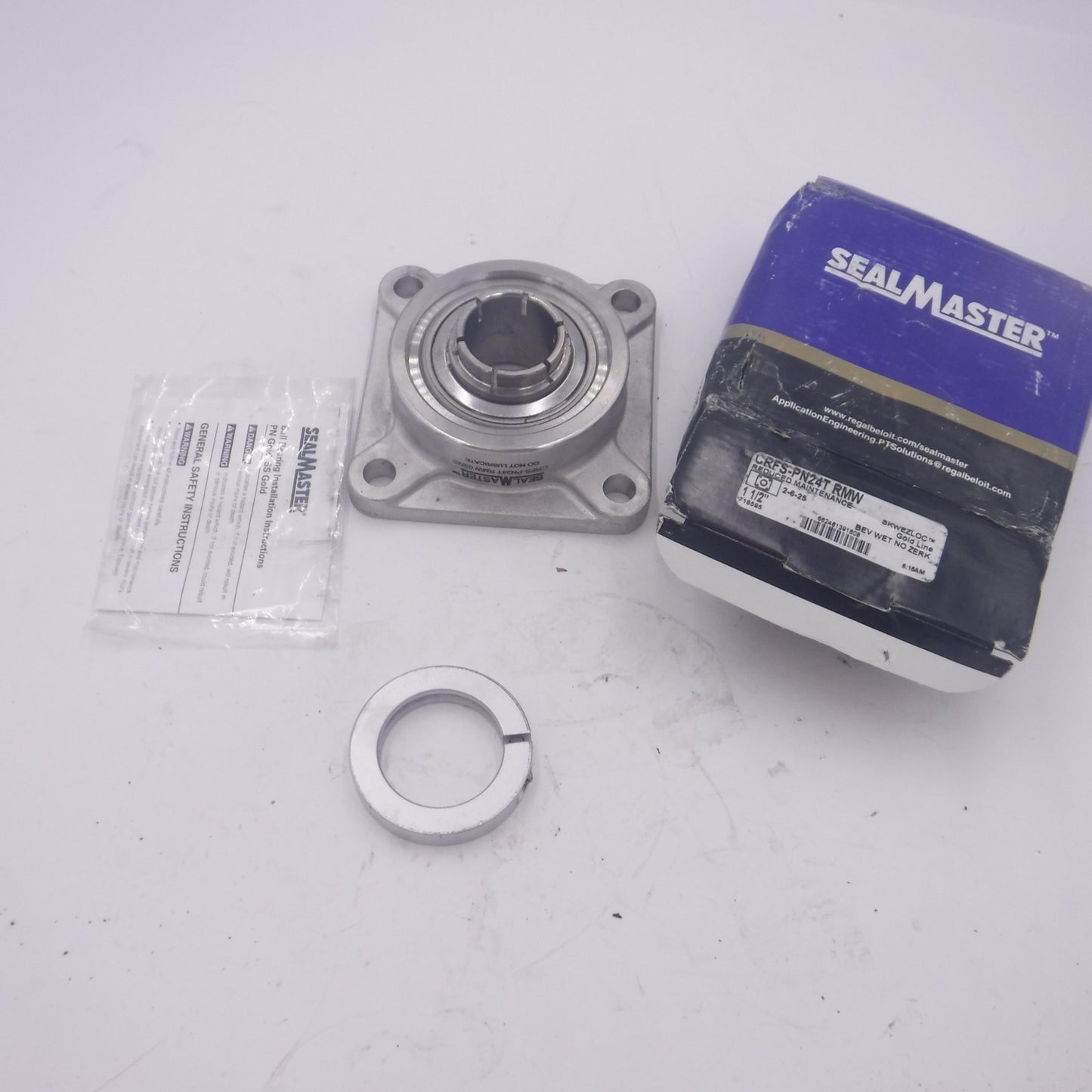 Seal Master 1-1/2" 4-Bolt Flange Bearing CRFS-PN24T-RMW