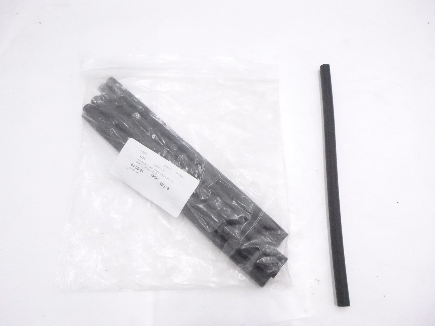 8 Pack KTOFT XFER Squeeze Tube EPDM Laundry 12" Black for LM156 LM250