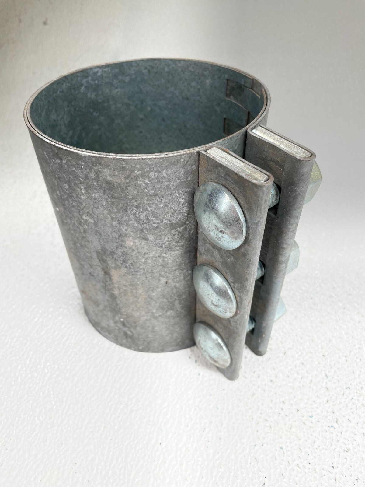 *NO LINER* MORRIS 4-3C Galvanized Compression Coupling Fits 4" (4.5 OD) IPS Pipe