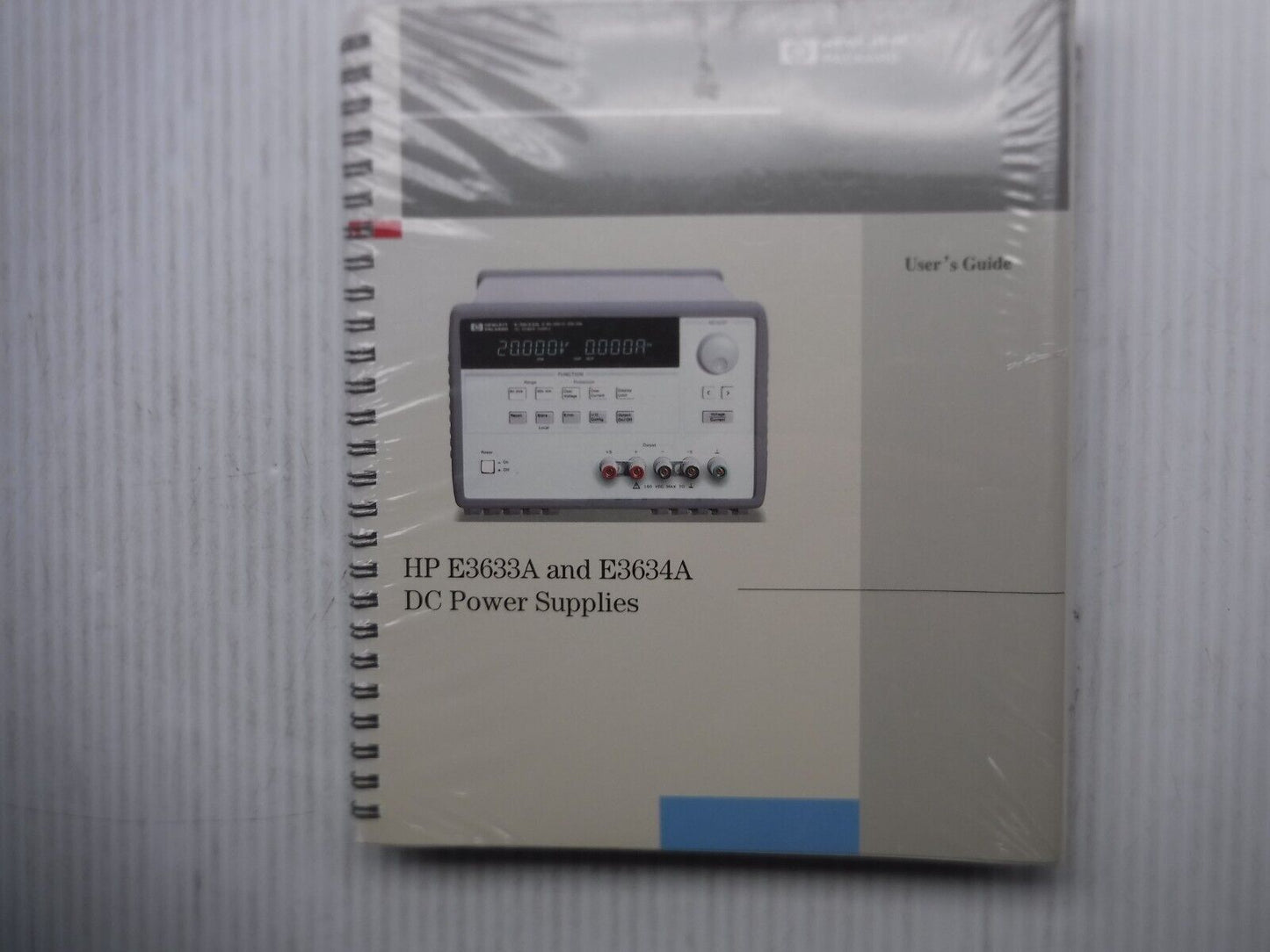 Hewlett Packard E3633A And E3634A DC Power Supplies Manual E3634-90000