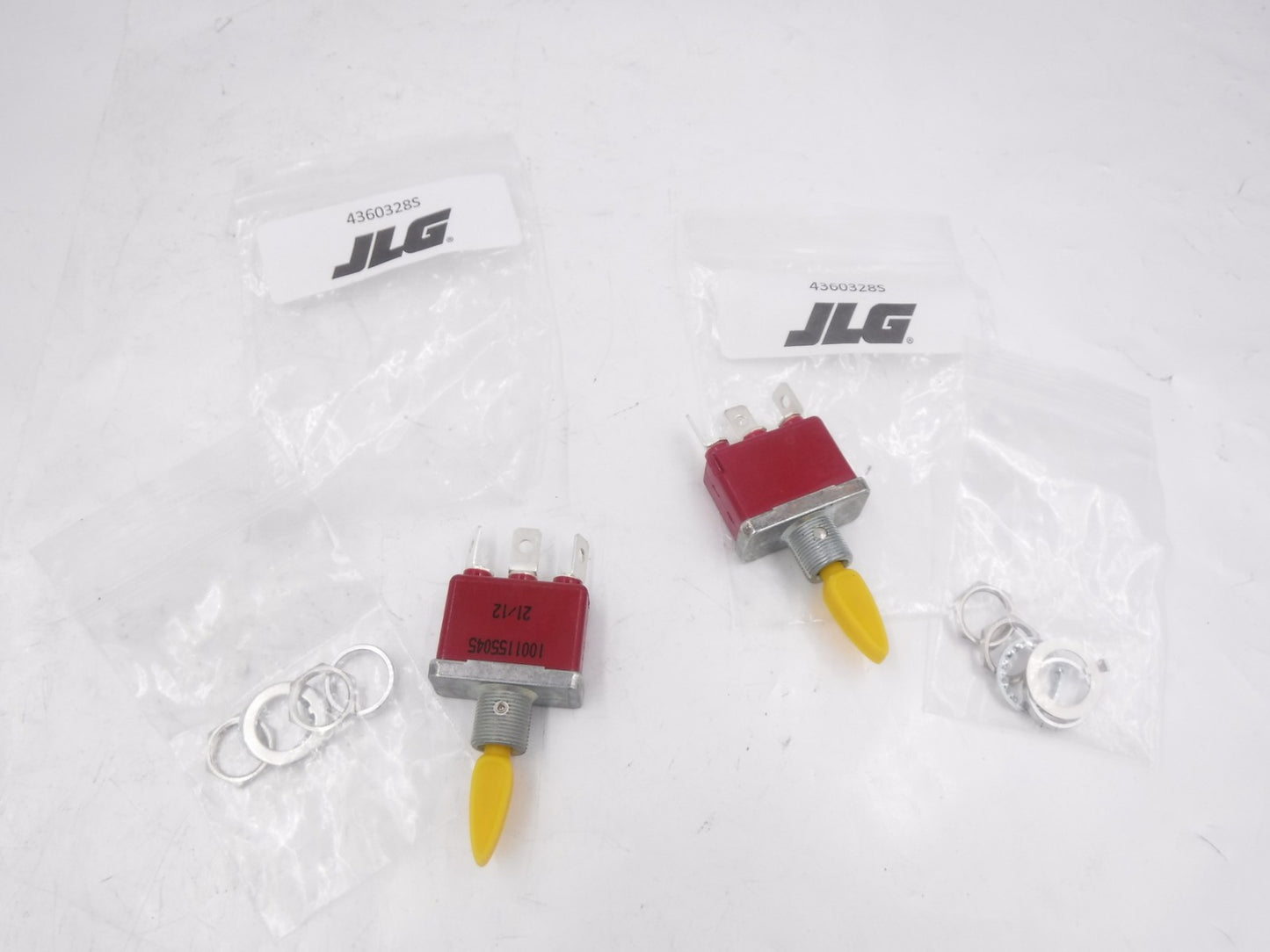 2 Pack JLG S.P.D.T. Three Position Toggle Switches 4360328S