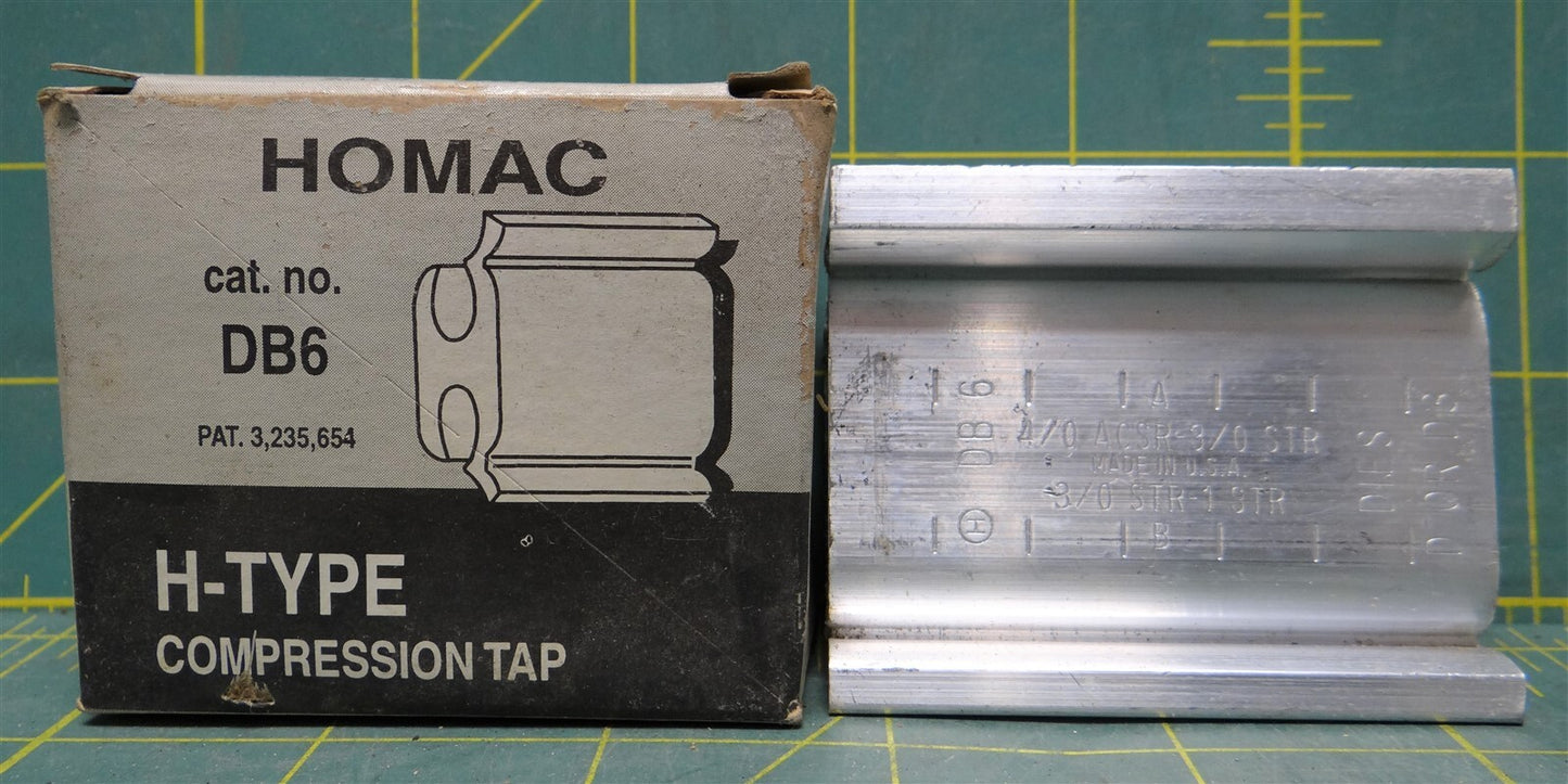 Thomas and Betts HOMAC DB6 H-Type H-Frame Compression Tap, D, D3 Die