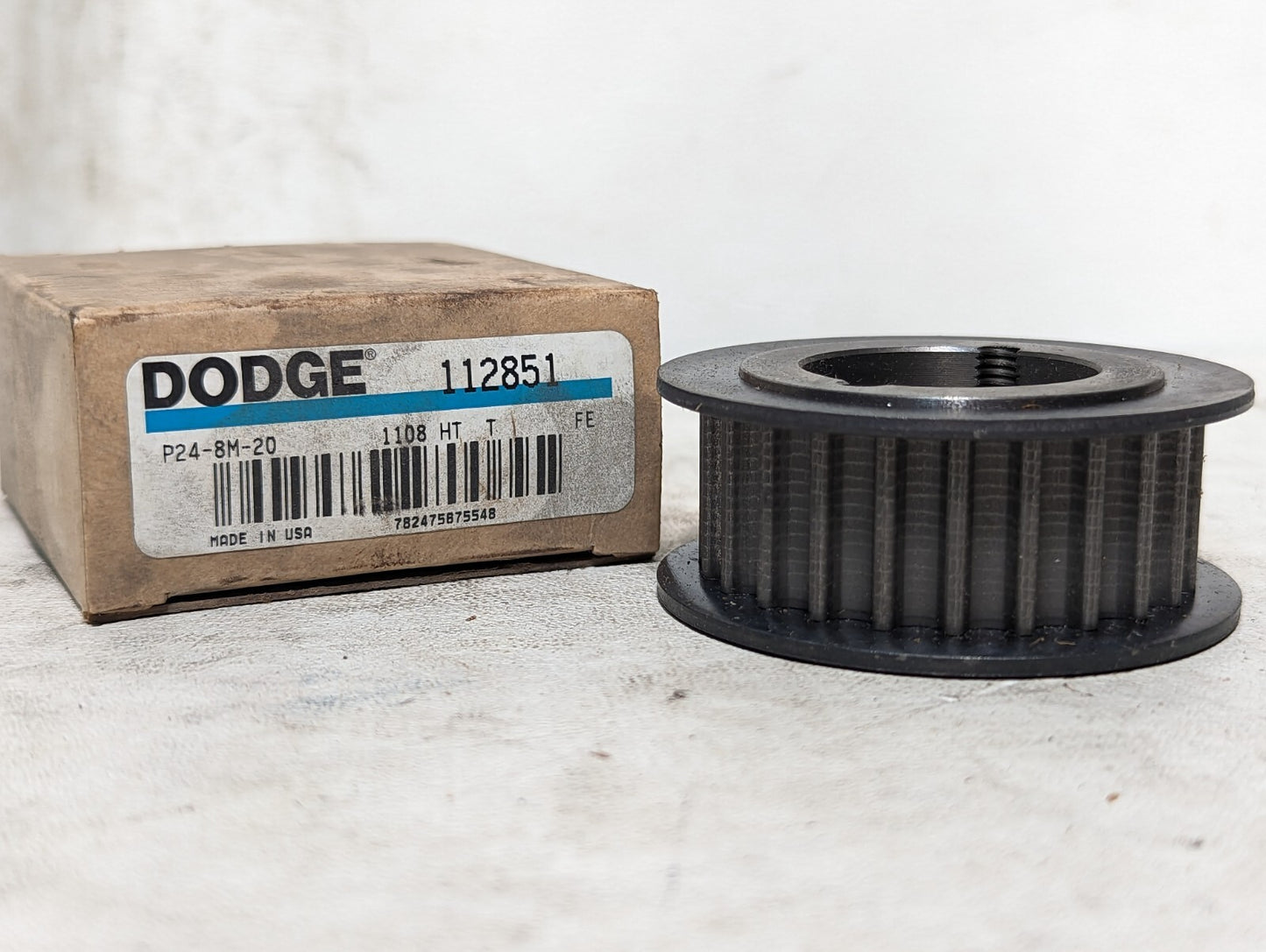 Dodge P24-8M-20 1108 HT T FE high torque drive belt sprocket, 112851, 8mm pitch,