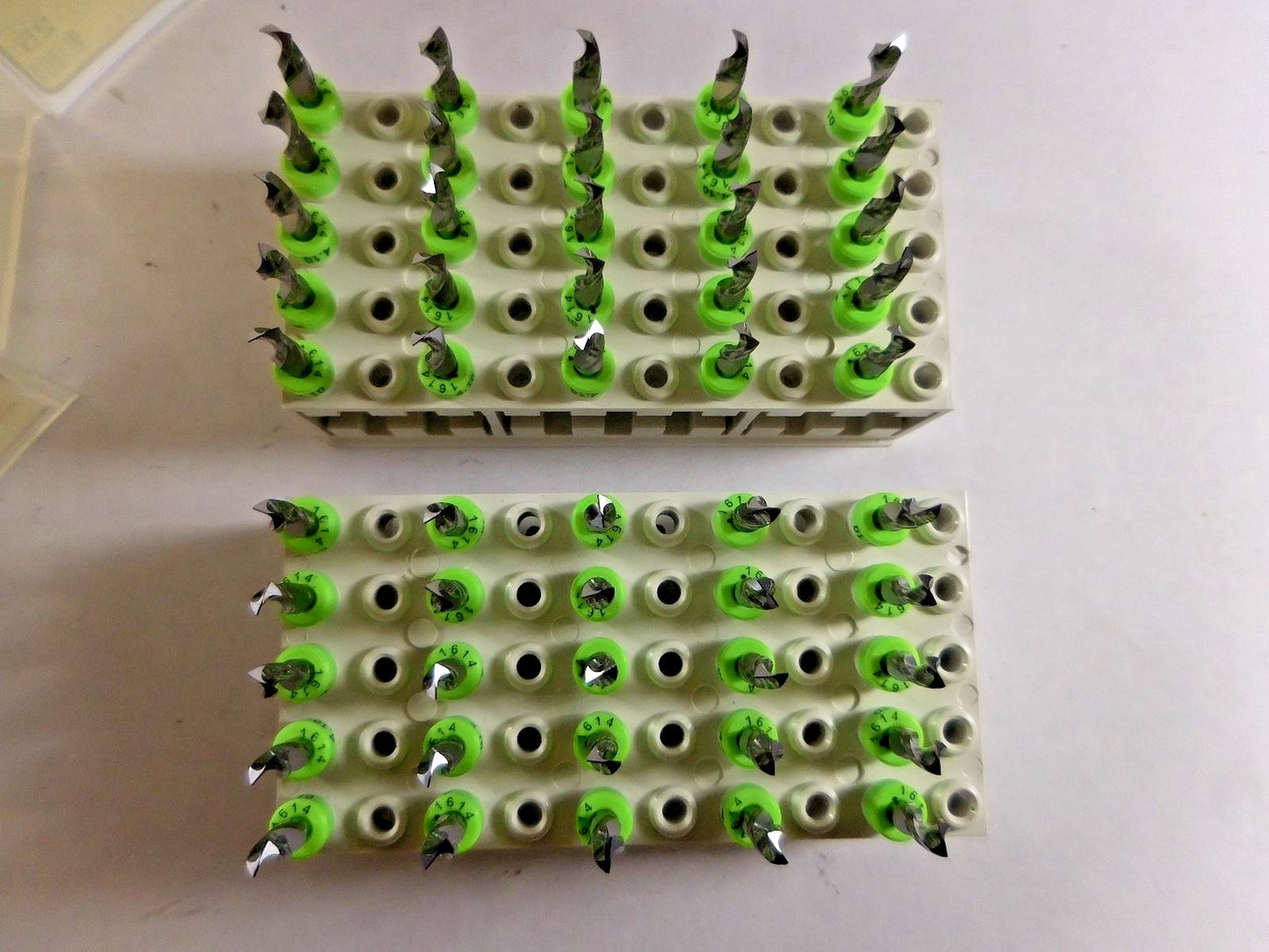 Kyocera Size 4.10mm, Dia 0.1614 Carbide PC Circuit Board Drill Bits (50 Bits)