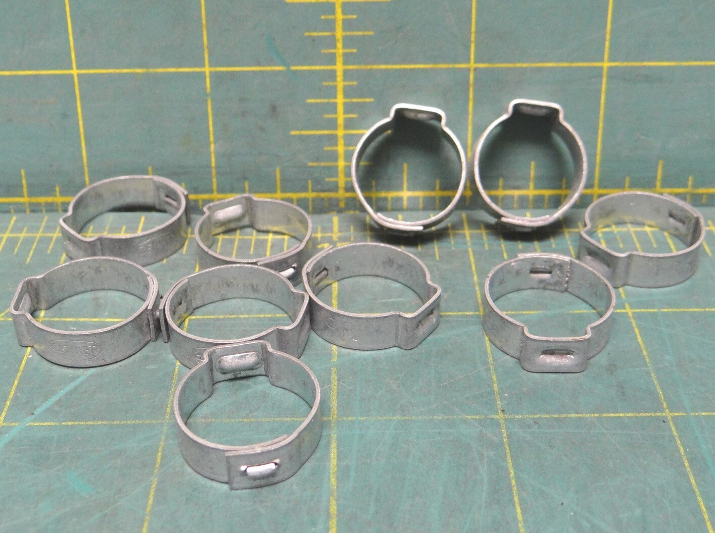 (10) Oetiker Seal Fast 198 Zinc Plated Carbon Steel 3/4 in 1-Ear Clamps 10500011