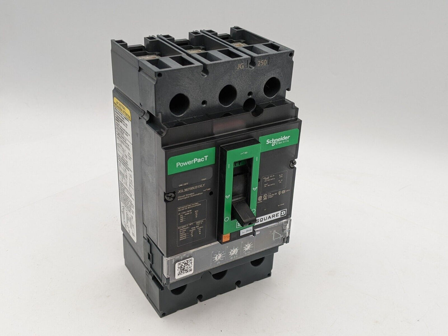 Schneider Electric JGL36250U31XLY Bolt-On Circuit Breaker 250A 600V 3P 3PH JGL