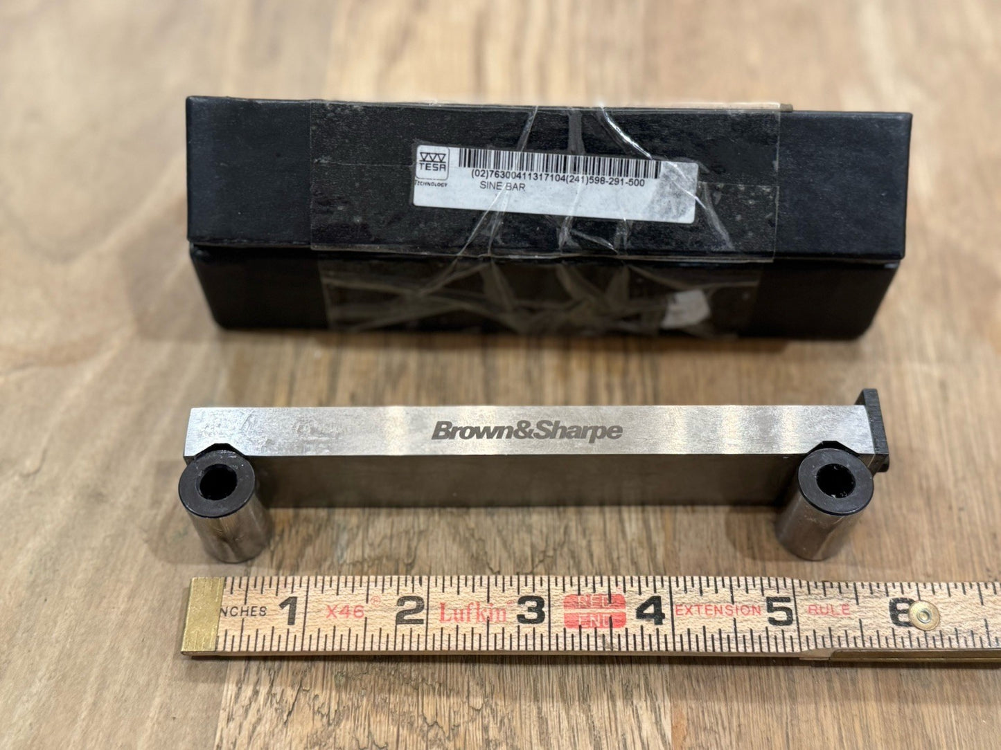 NEW TESA Browne & Sharpe 5" Sine Bar 06221485 598-291-500