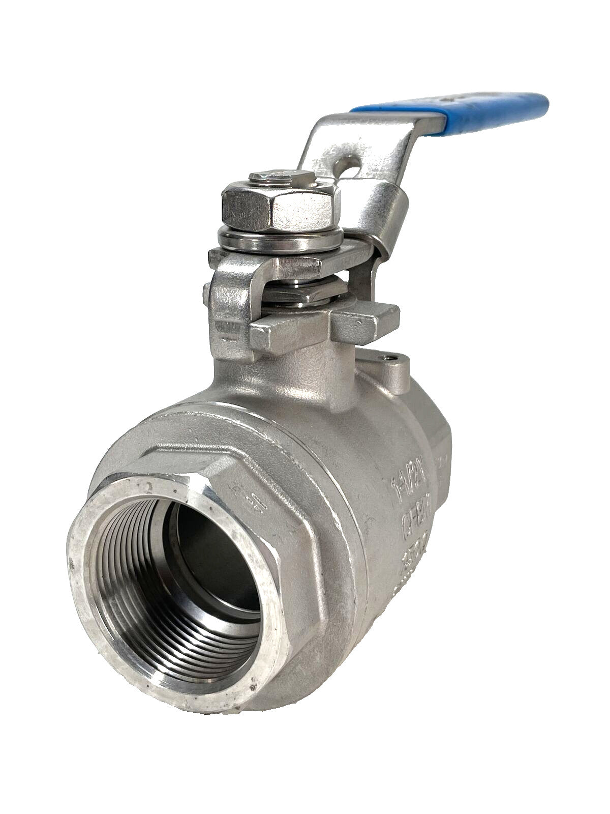 FNW 220A Stainless Steel Threaded Ball Valve 1-1/2" 1500-psi WOG Lever Op.