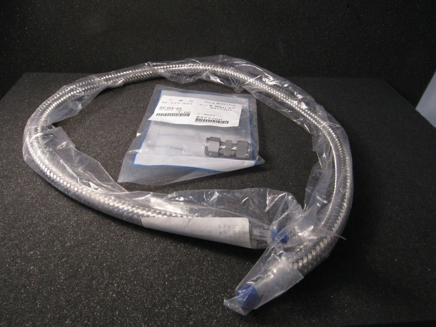 NIPPON Flexible Vacuum Hose MTT MTT-061000 W/SS-600-6 Inter-Connect