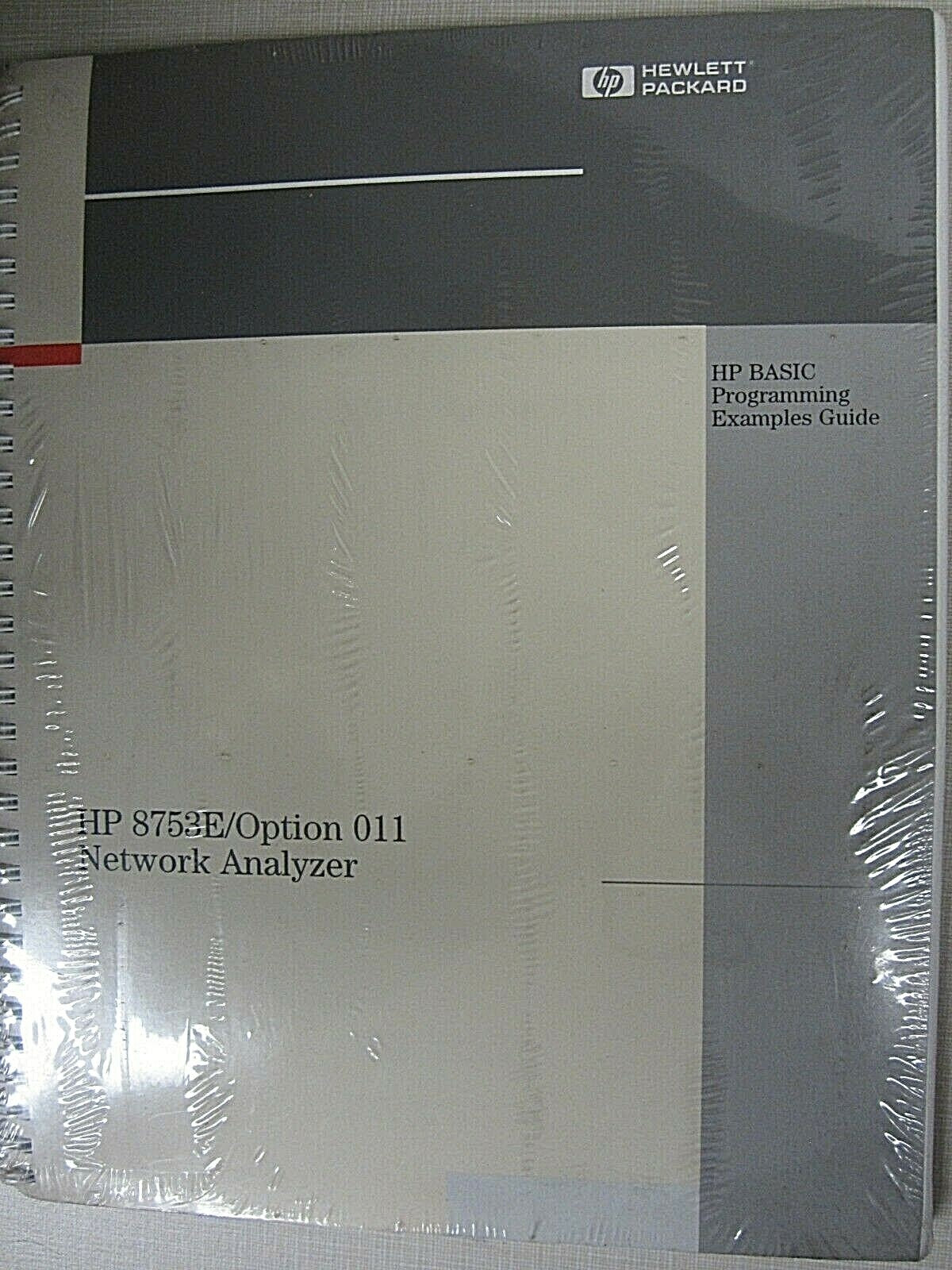 HP 8753E Option 011 Analyzer BASIC Programming Examples Guide 08753-90413 NEW