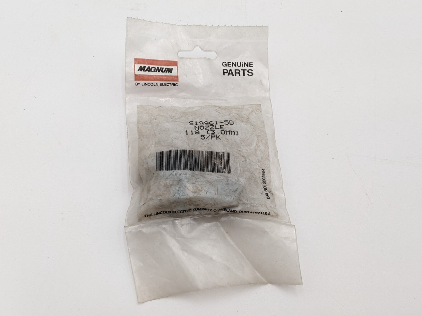 5 Pcs Lincoln Electric Magnum S19961-5D Nozzle 3mm Plasma Cutting Torch Part NOS