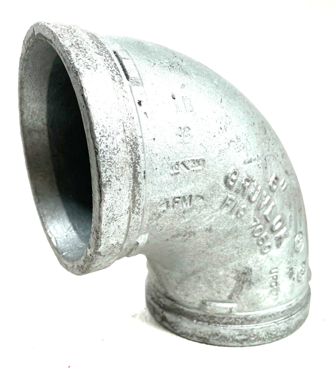 Gruvlok 5" Style 7050 Elbow 90-Degree Galvanized Grooved End Pipe Fitting