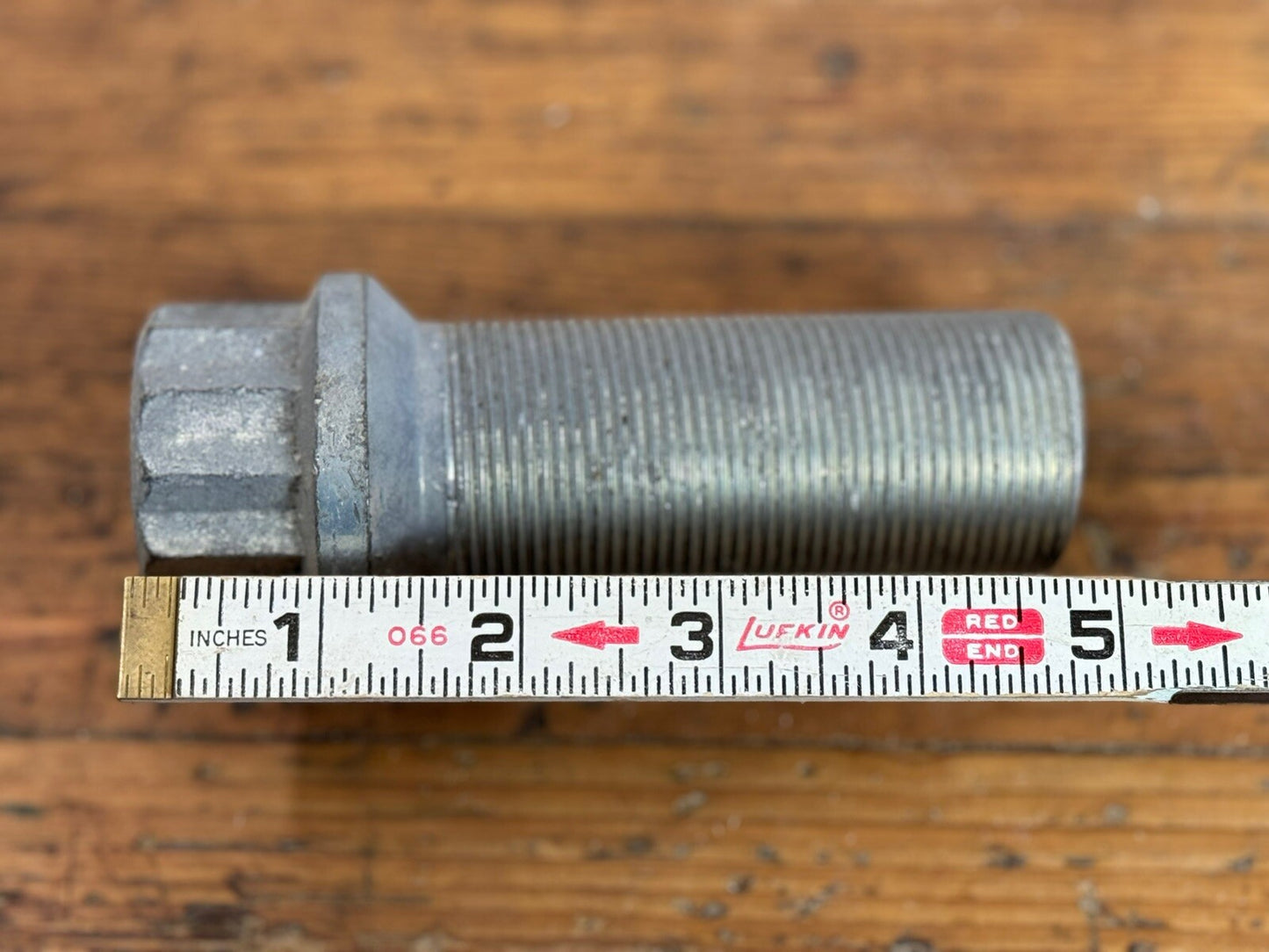 (Lot Of 6 Bolts)1 1/2-12 x 3 1/2 Fine Thread 12-Point Flange Screw Darling Bolt