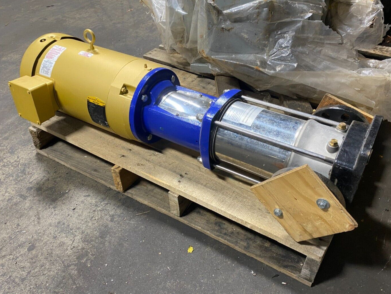15HP Baldor VEM3713T Motor 230/460V 3PH Centrifugal Pump DPVF 15/7 CAN SHIP