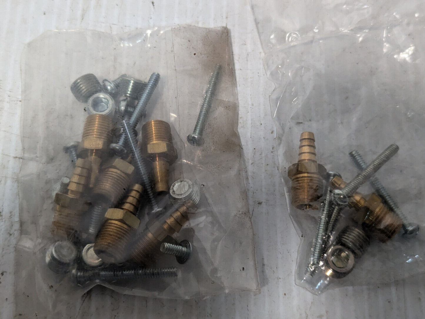 Lot of hardware for pressure gauge, switch, industrial, part unknown, free ship.