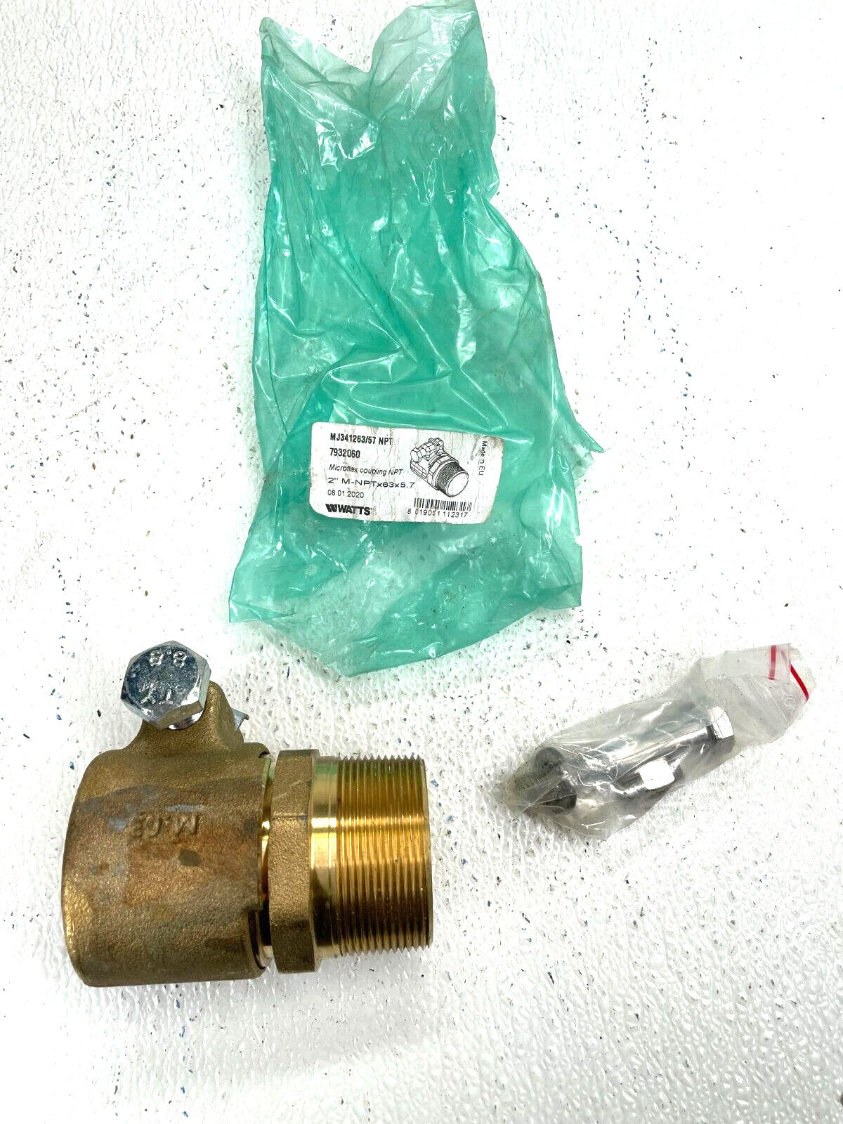 WATTS MJ341263/57 Microflex Coupling 2" M-NPT x 63 x 5.7 PN: 7932060