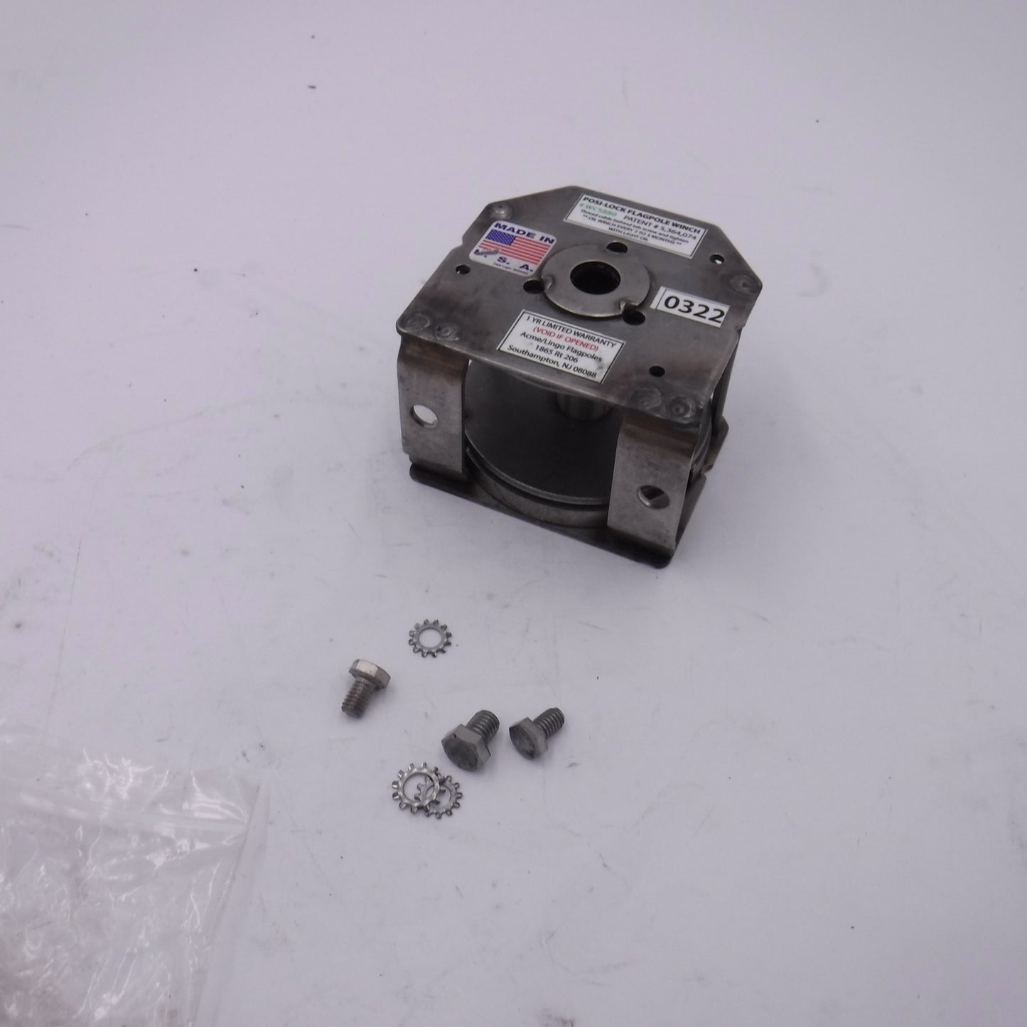 Acme Lingo Flagpoles Posi-Lock Flagpole Winch WCS880