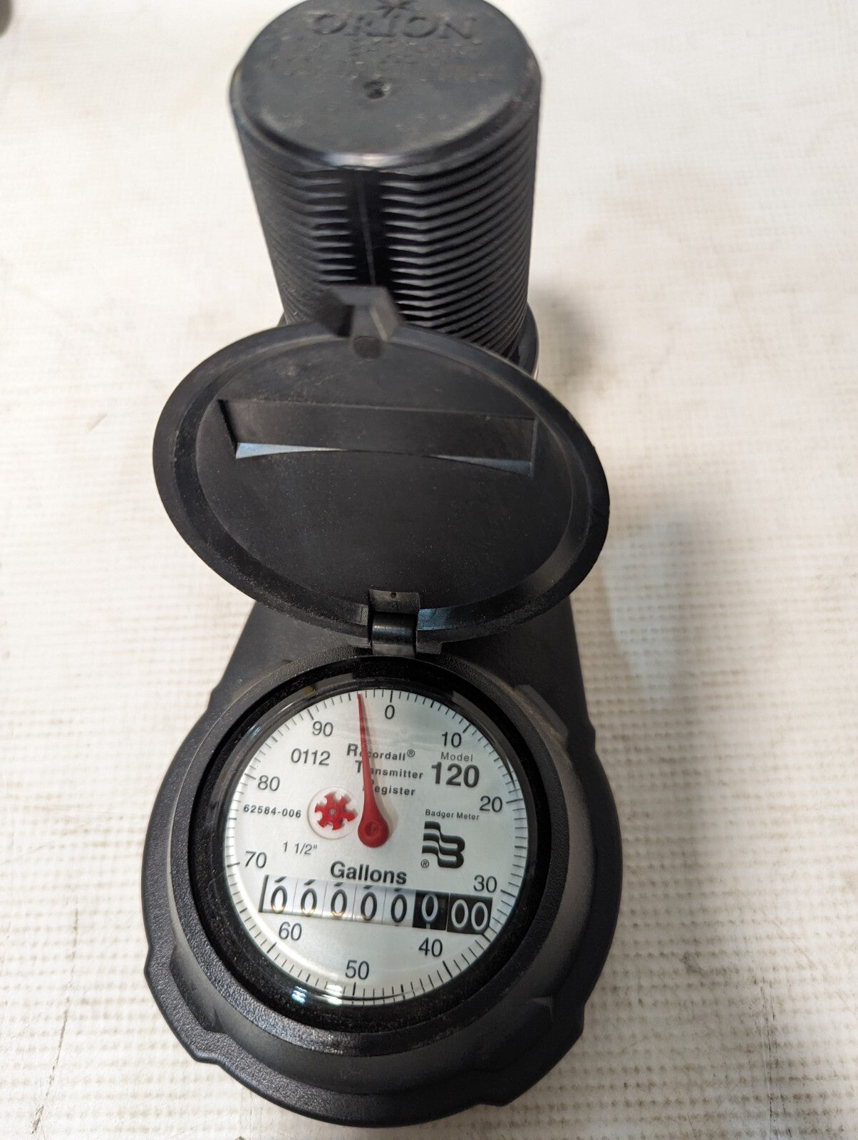 Badger Model 120 1-1/2” Water Meter Register Gallon RTR M120 - Free Ship+Return