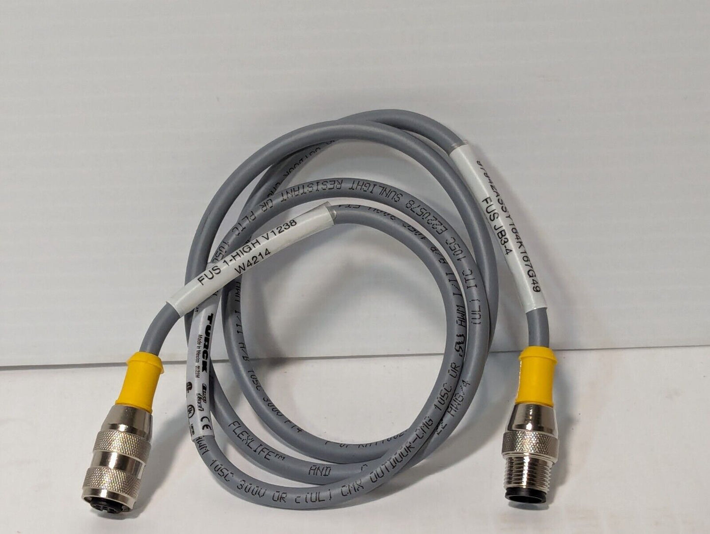 Turck RK 4.4T-1-RS 4.4T, U2444-1 164K167G49 Cable Assembly W4214