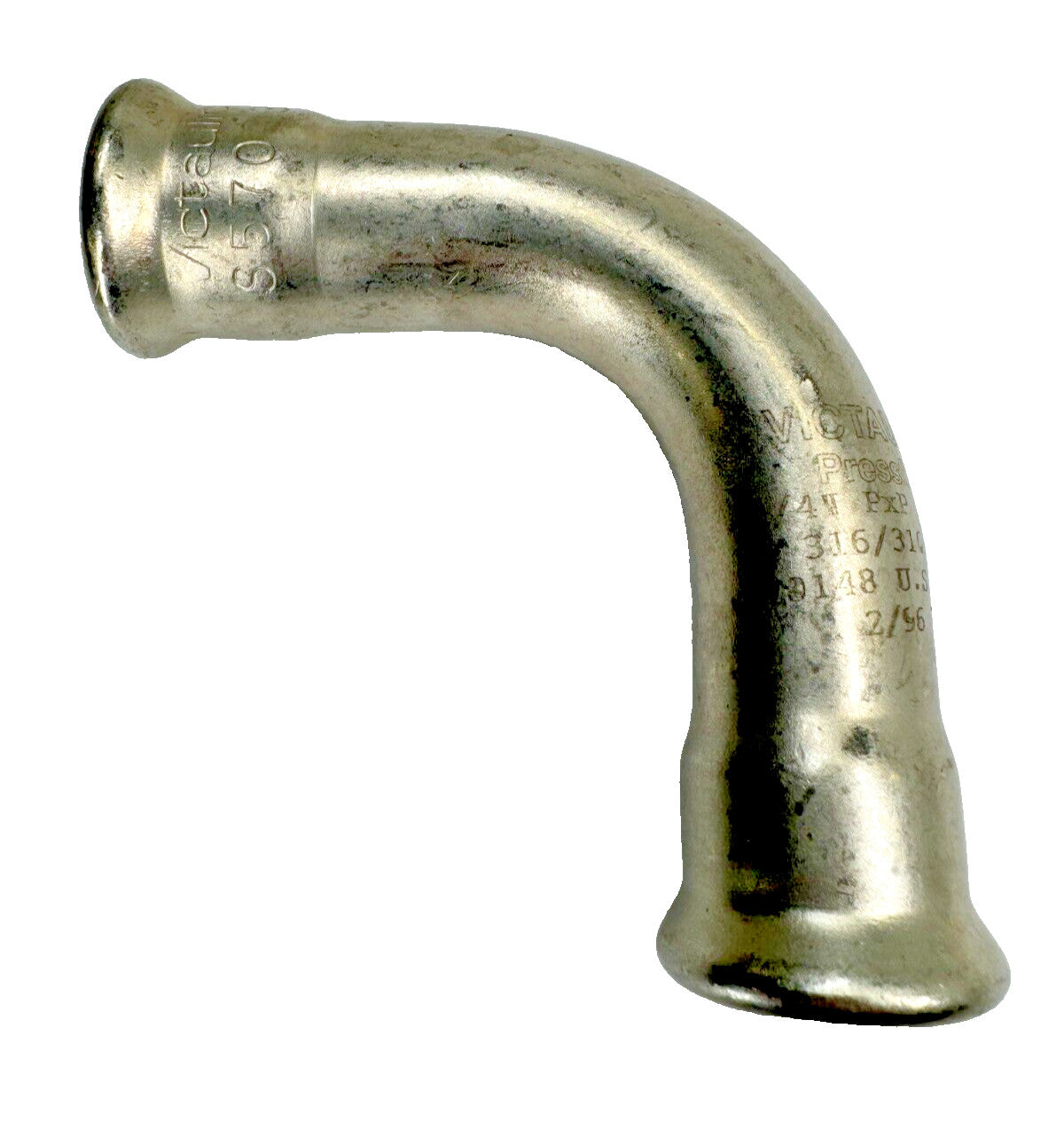Victaulic 3/4" Style S-570 Pressfit 90-Degree Elbow, 316 Stainless Steel