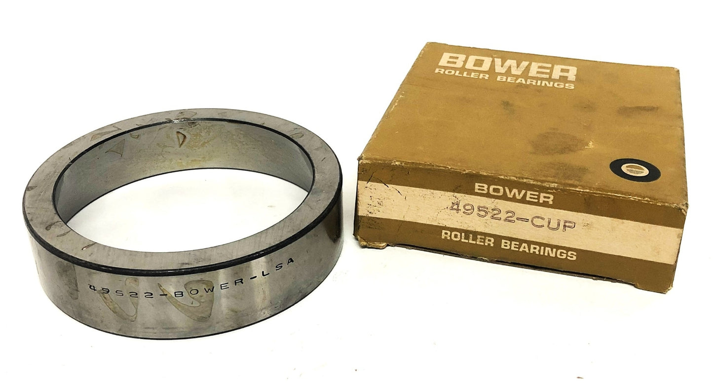 Bower Tapered Roller Bearing Cup 49522 NOS