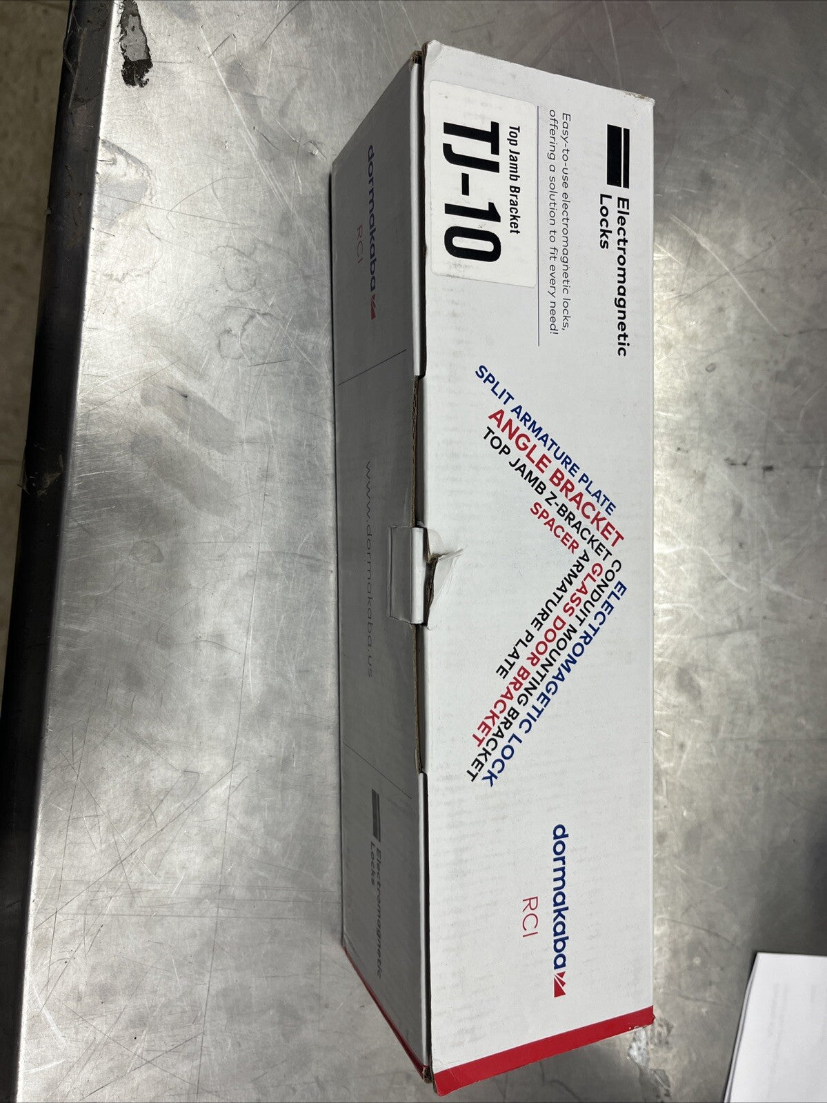 NEW RCI DormaKaba TJ10 x28 Aluminum Top Jamb Bracket for 8310 Door/Frame Mount
