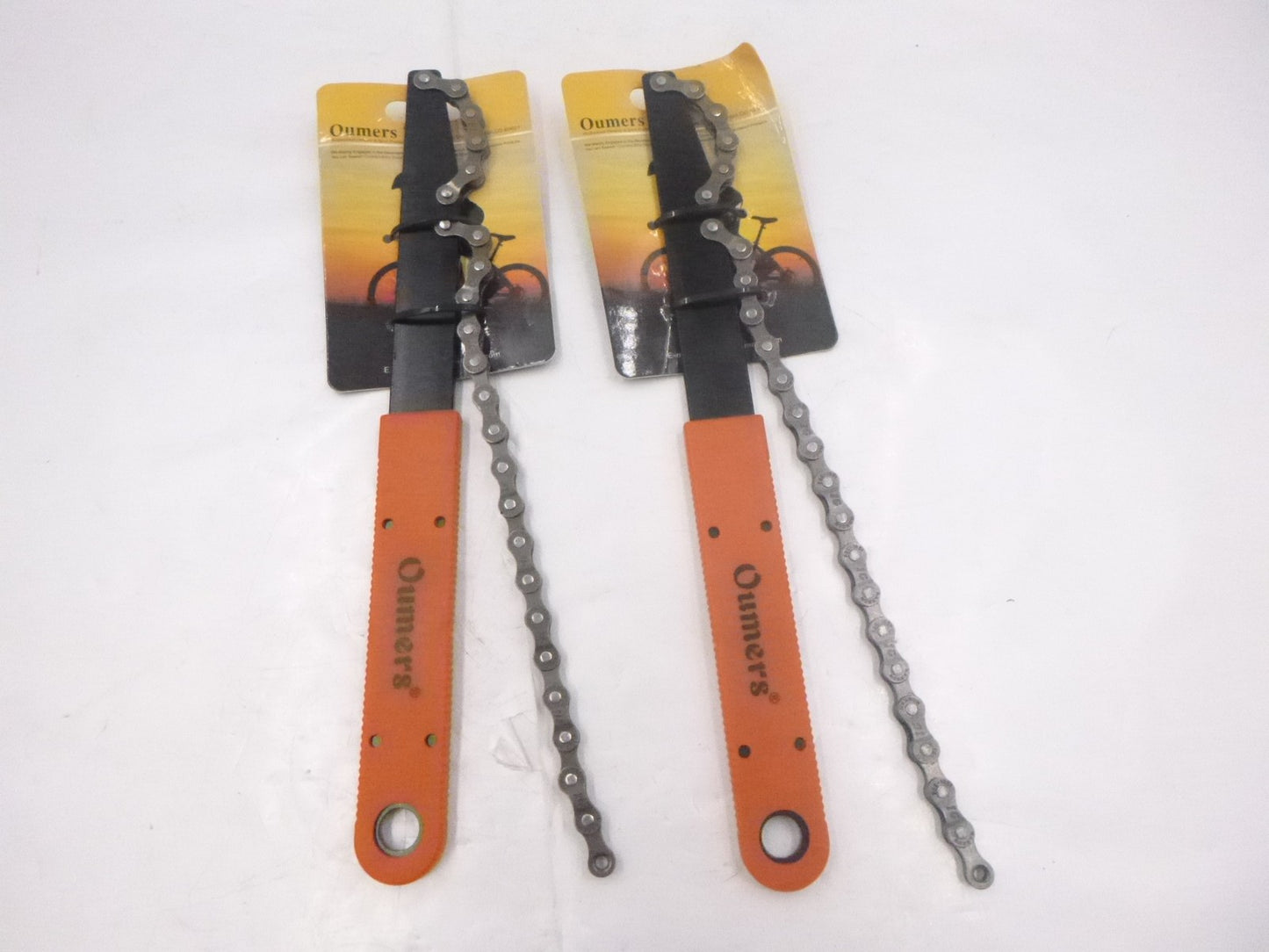 2 Pack Oumers Bike Chain Rotor Locking Removal Wrench & Chain Whip M3071N-76