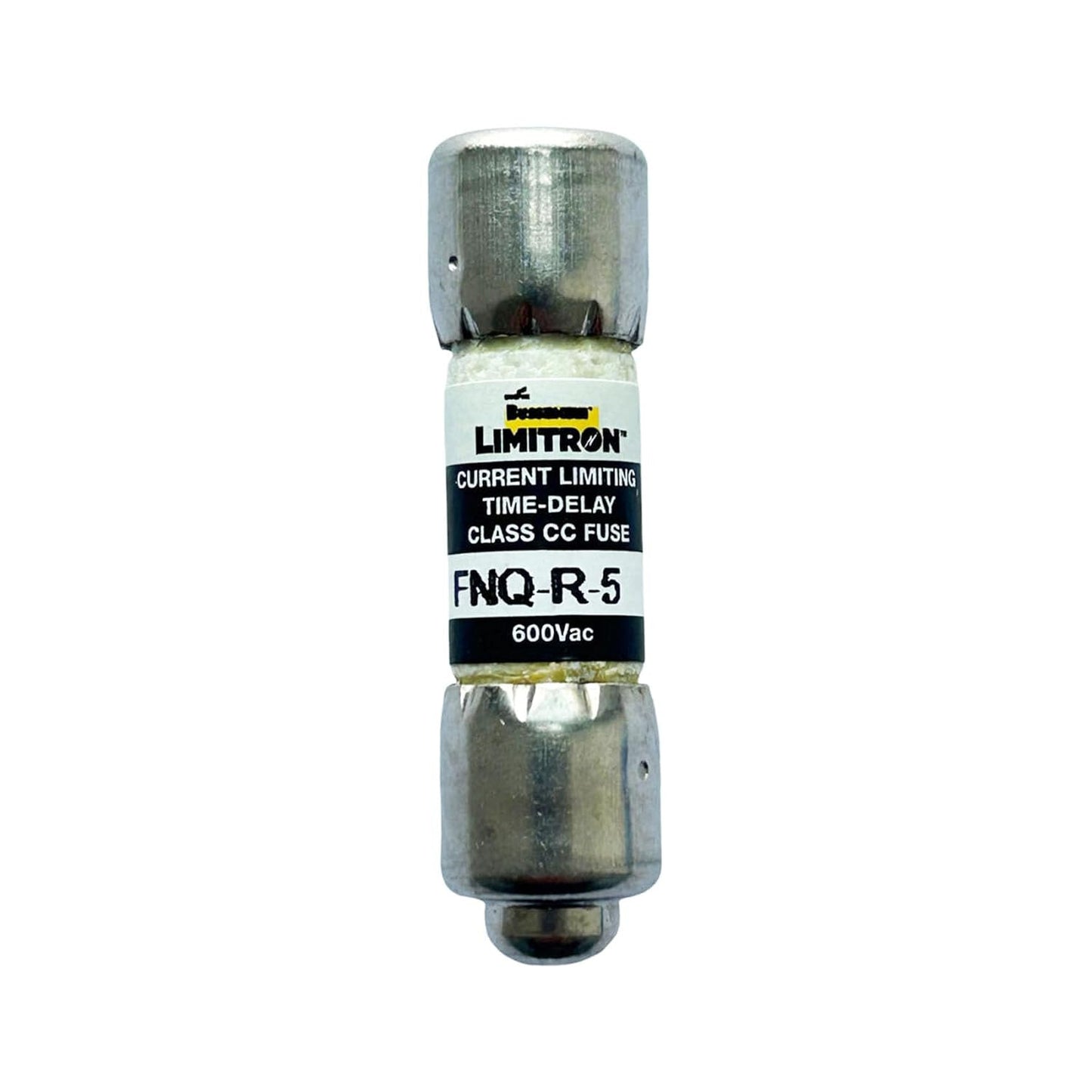 BUSSMAN FNQ-R-5 TIME DELAY 5 AMP FUSE 600 VAC LOT OF 10