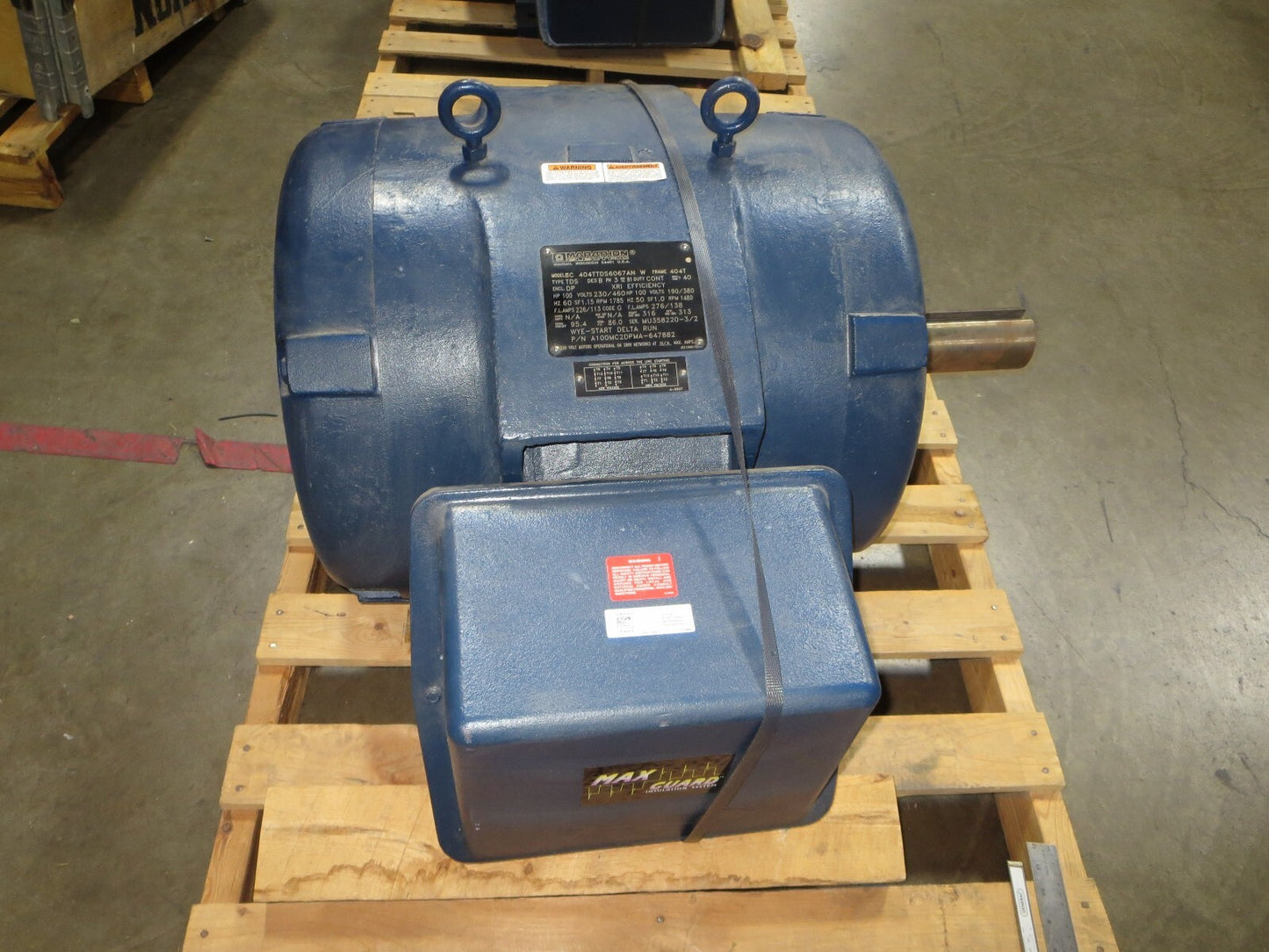 Marathon 8C 404TTDS6067AN A100MC2DPMA-647882 Electric Motor 100 HP Cont Duty