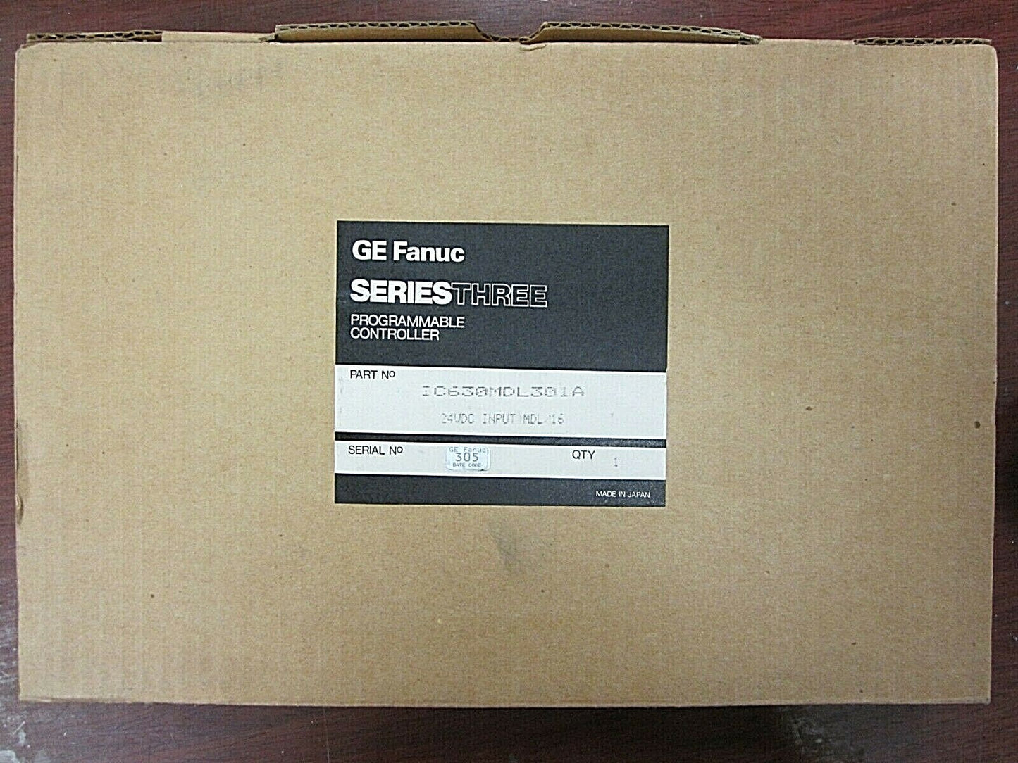 GE Fanuc IC630MDL301A Series THREE Programmable Controller (24 VDC, MDL/16) NEW