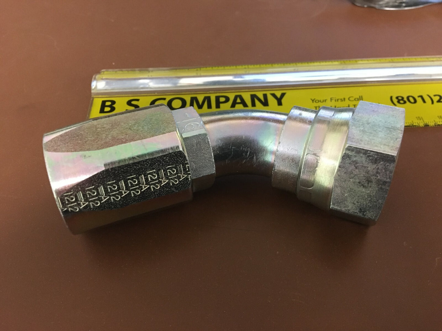 AeroQuip 1902265-1616 1" SAE JIC Swivel 45 Degree Elbow Hydraulic Hose Fitting