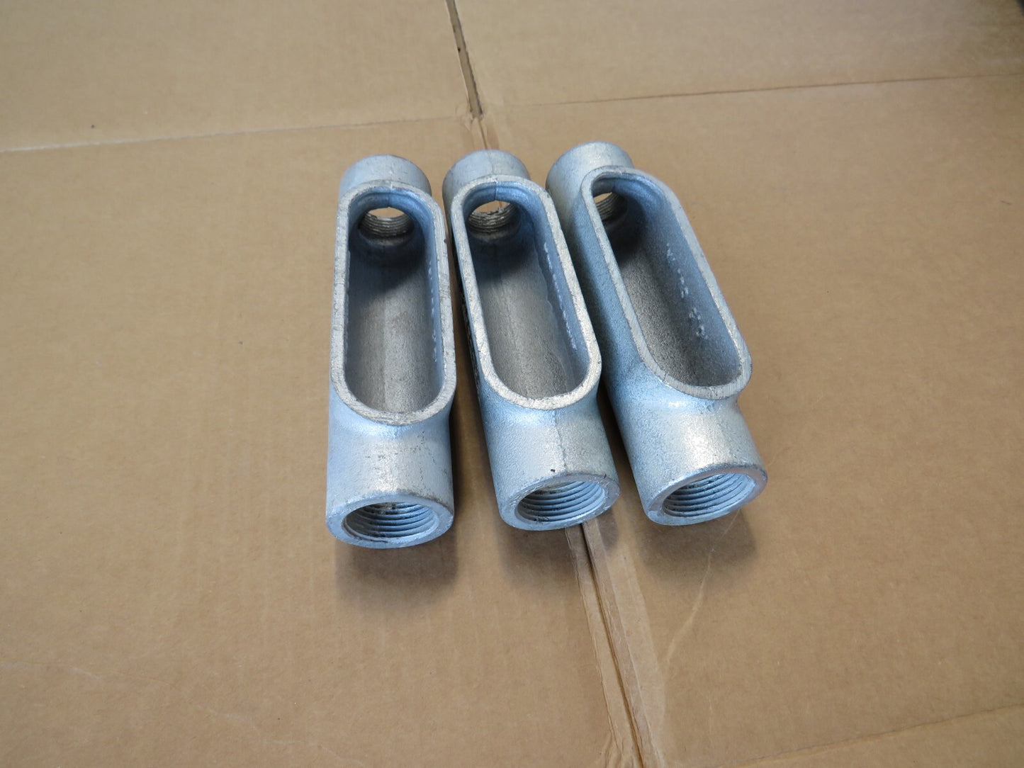 COOPER CROUSE-HINDS C37 SA, 1" Conduit Outlet Body, Lot of 3