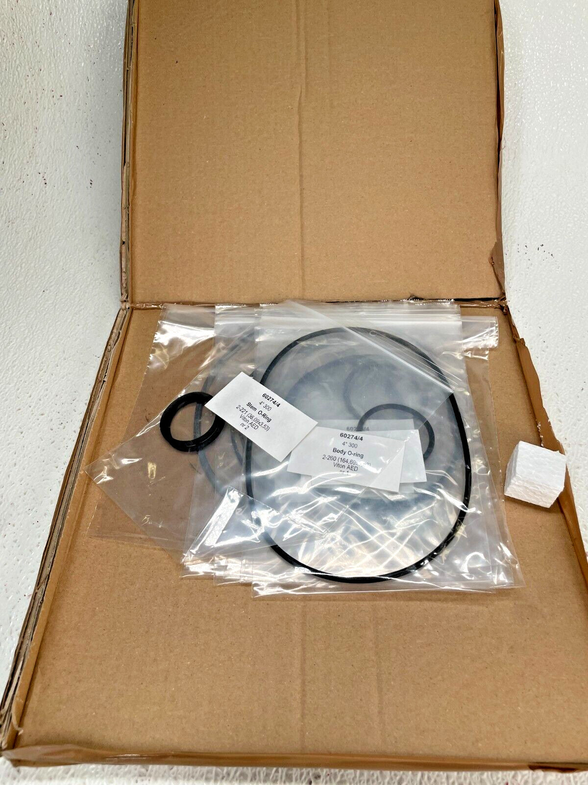 VELAN 60274/4 Soft Parts Repair Kit for 4" 300 Model K1 Trunnion Ball Valve.