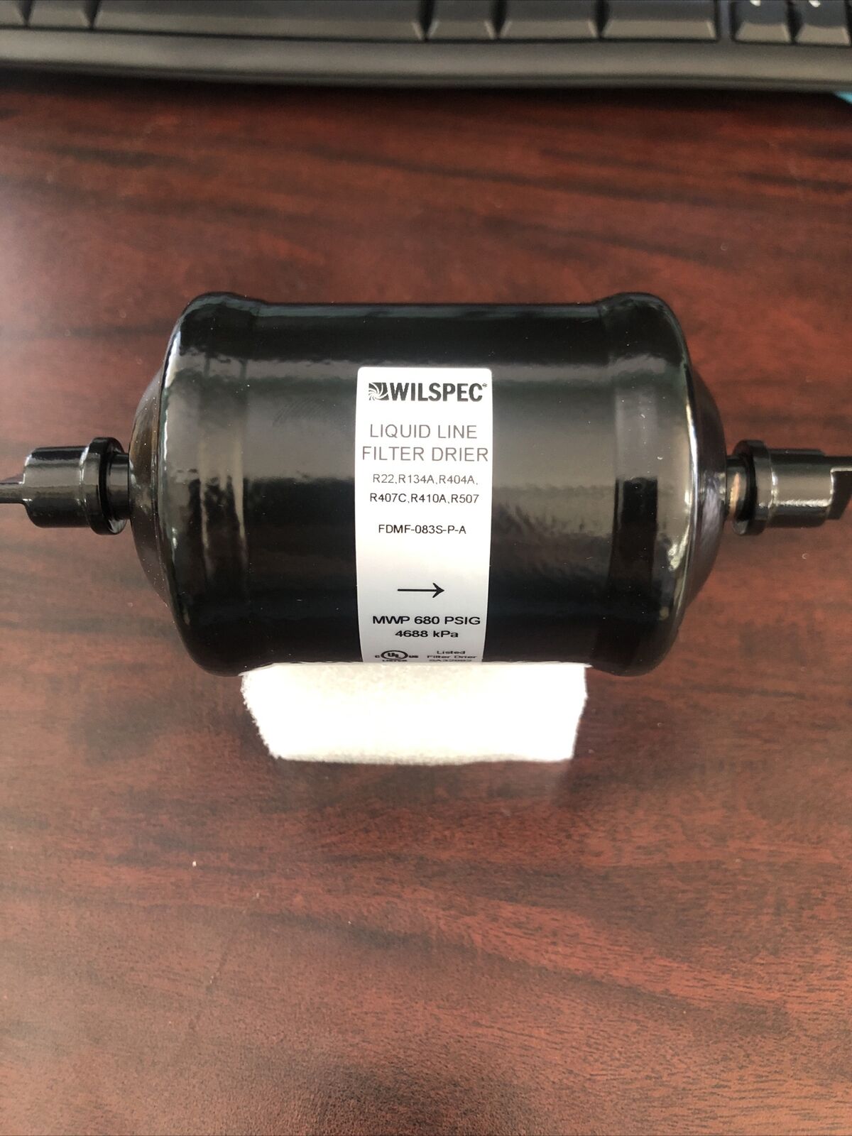 (Case Of 25) Wilspec FDMF-083S-P-A Liquid Line Filter Drier 3/8" ODF