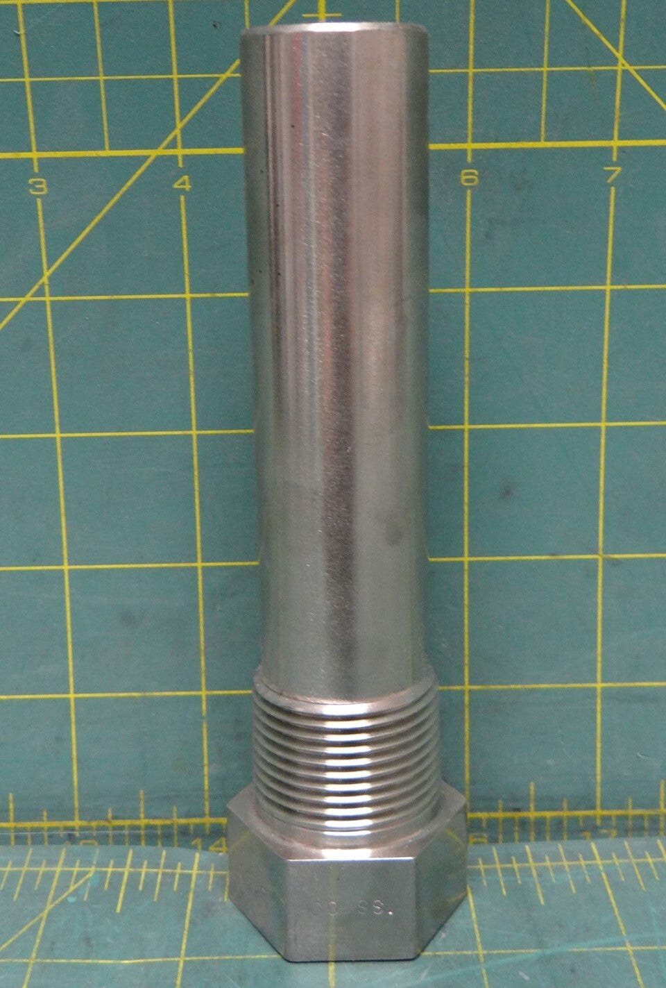 304 Stainless Steel Thermowell 1" MNPT x 1" FNPT x 4" Insertion Length