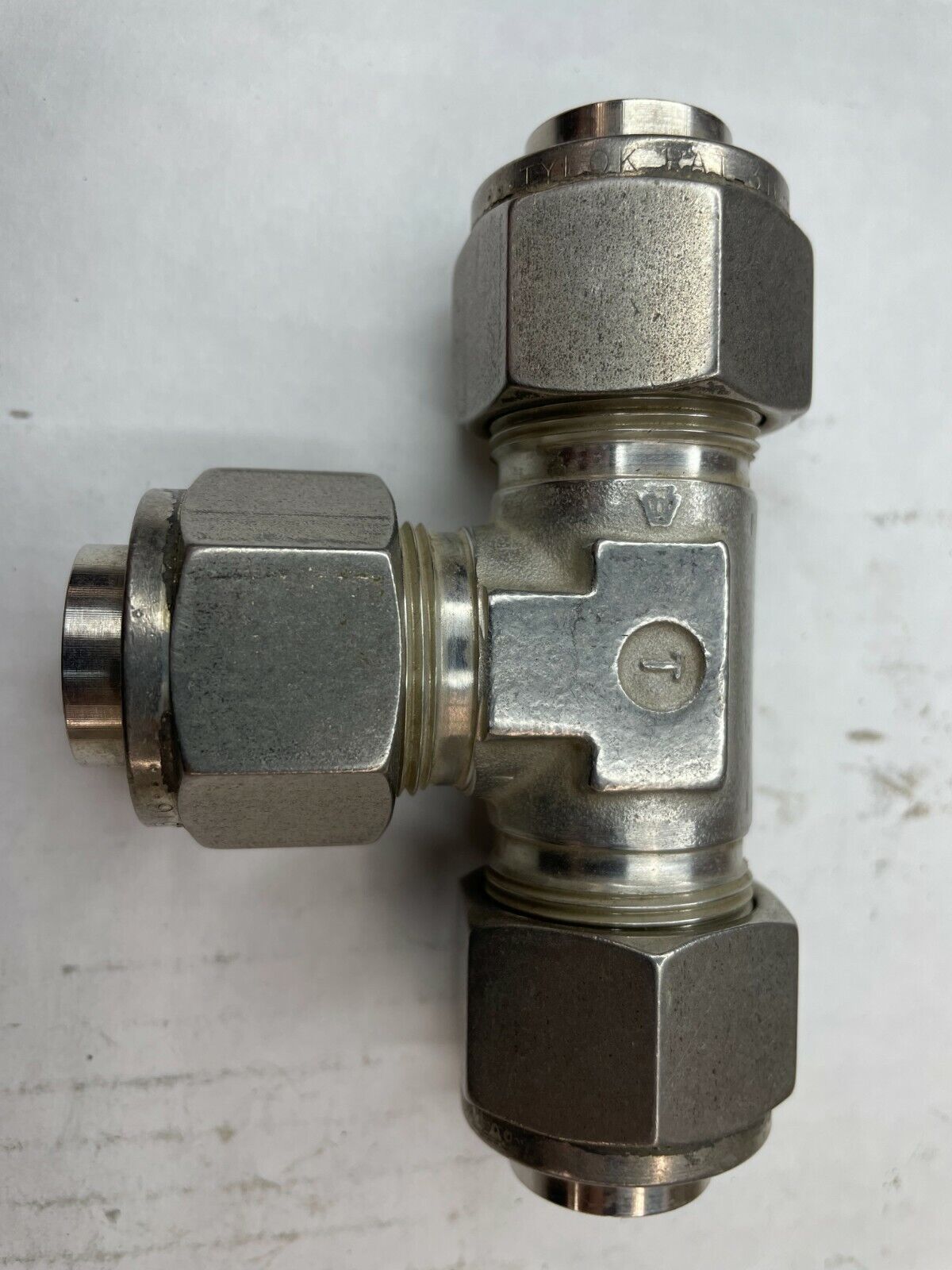 TYLOK SS-12-DTTT-12 Union Tee 3/4" Tube Compression Ends 316SS Double Ferrule