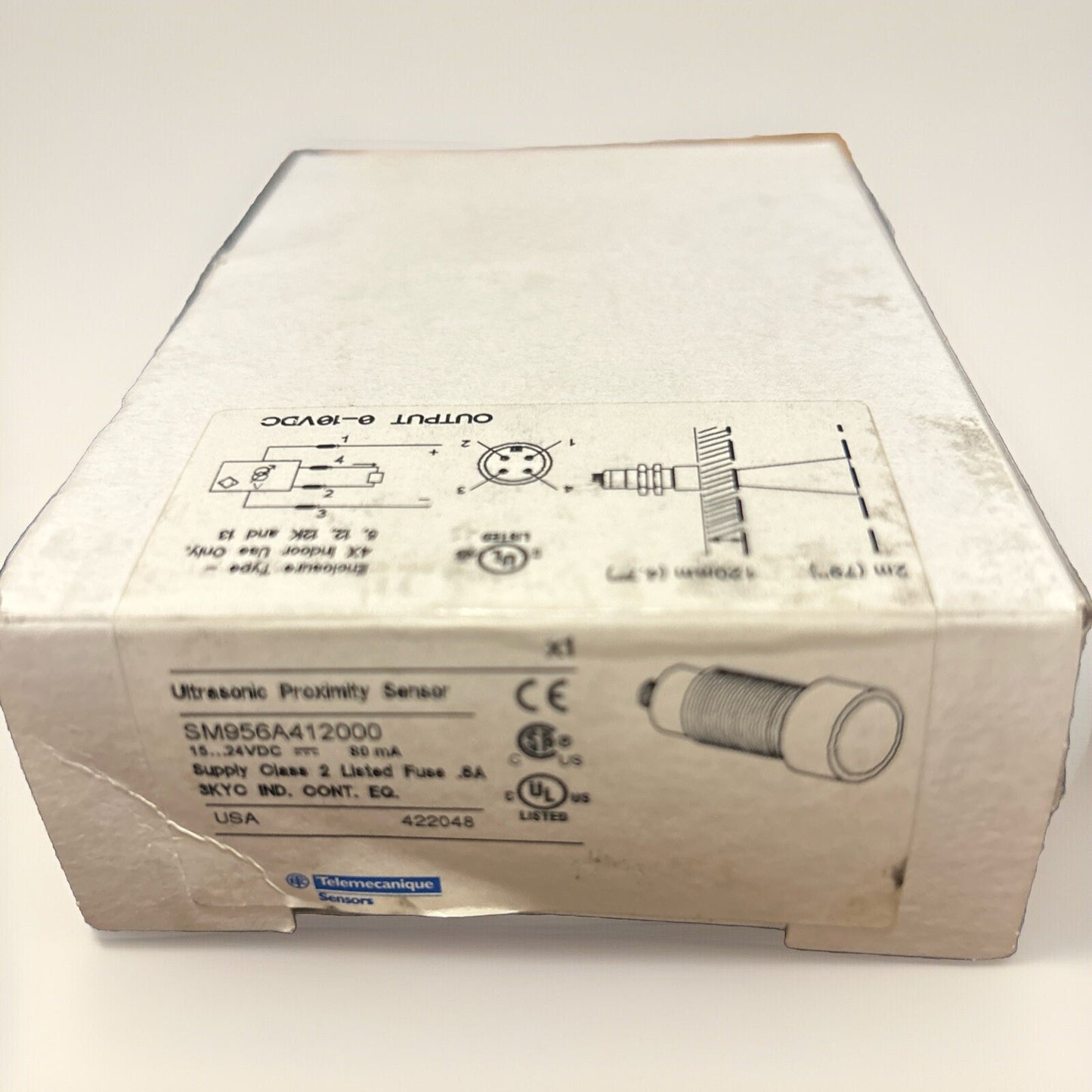SCHNEIDER ELECTRIC SM956A412000 ULTRASONIC PROXIMITY SENSOR. BRAND NEW! AF