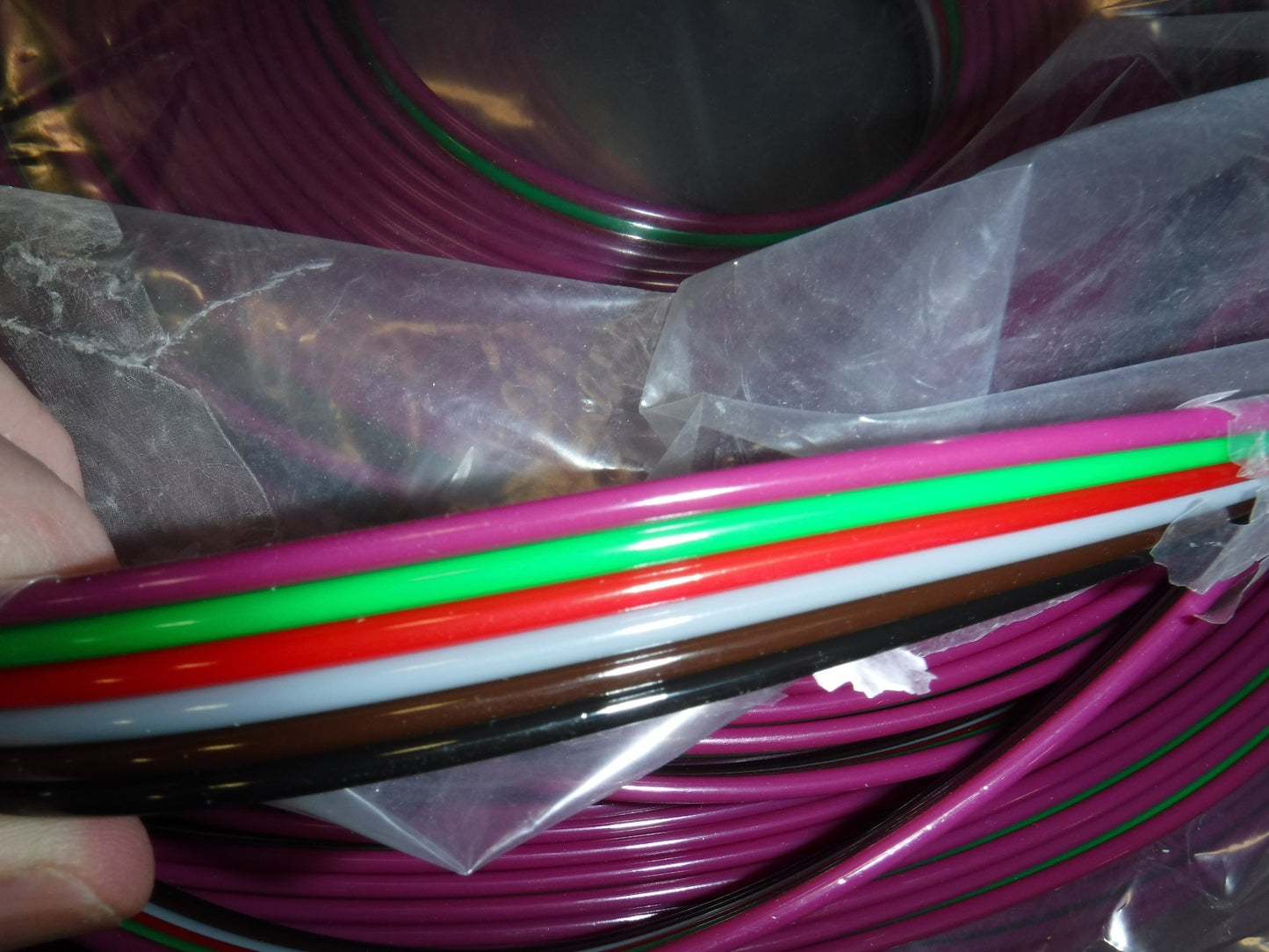 Freelin-Wade 6M-013 Multi Color Ribbon Tubing 85A 1/8 x 1/16 x 6 Tube MCR 100ft