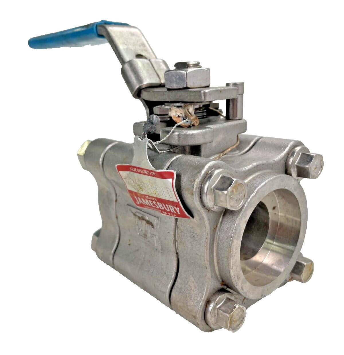 JAMESBURY 4C-FTG-3600-XTB2 Stainless Ball Valve 1-1/2" Socket Weld 1440-psi